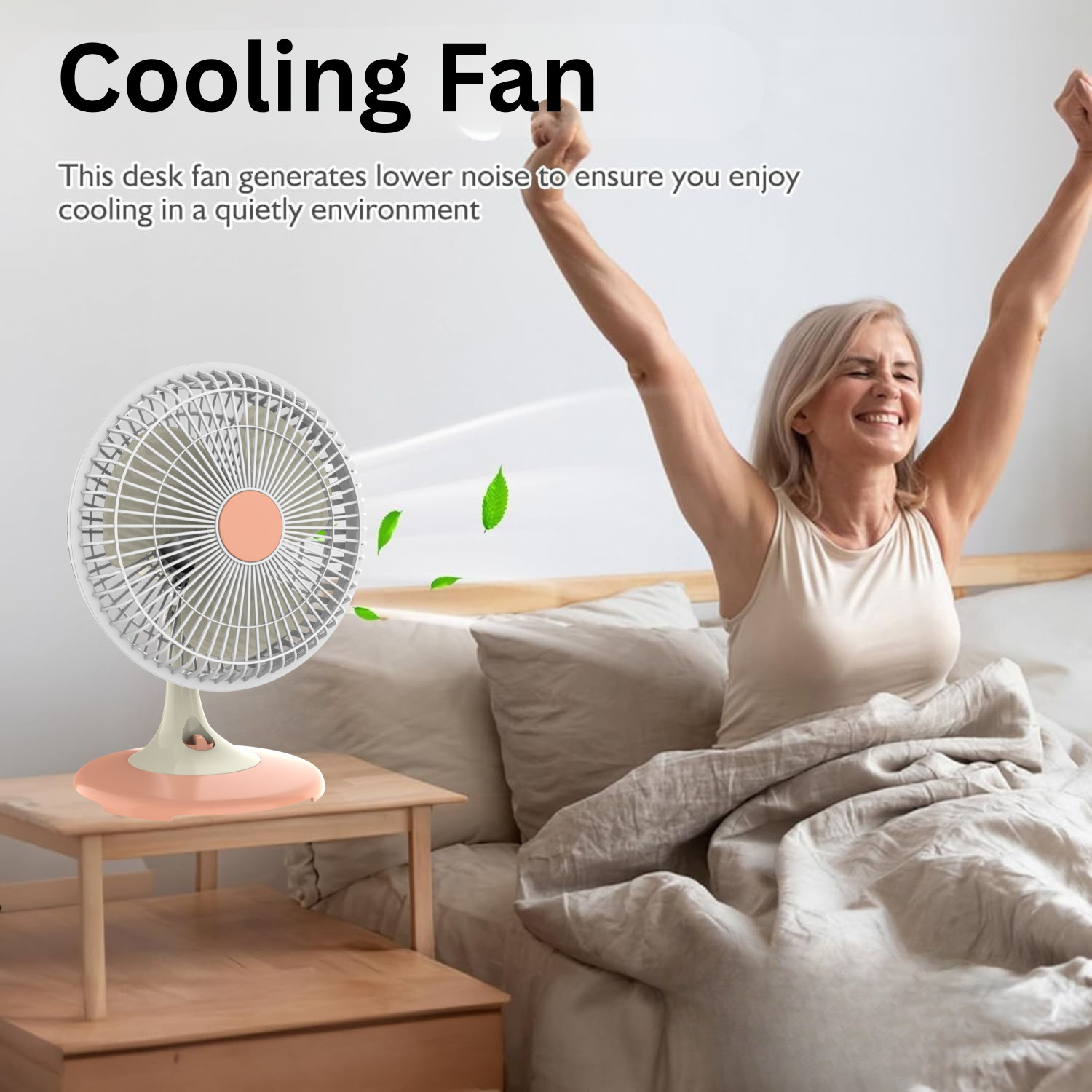 Image of YAROH 300mm(12Inch.) Mini AC Cooler Fan, Small Evaporative Air Table Fan For HomeQ446 Silent Operation 300 mm Table Fan