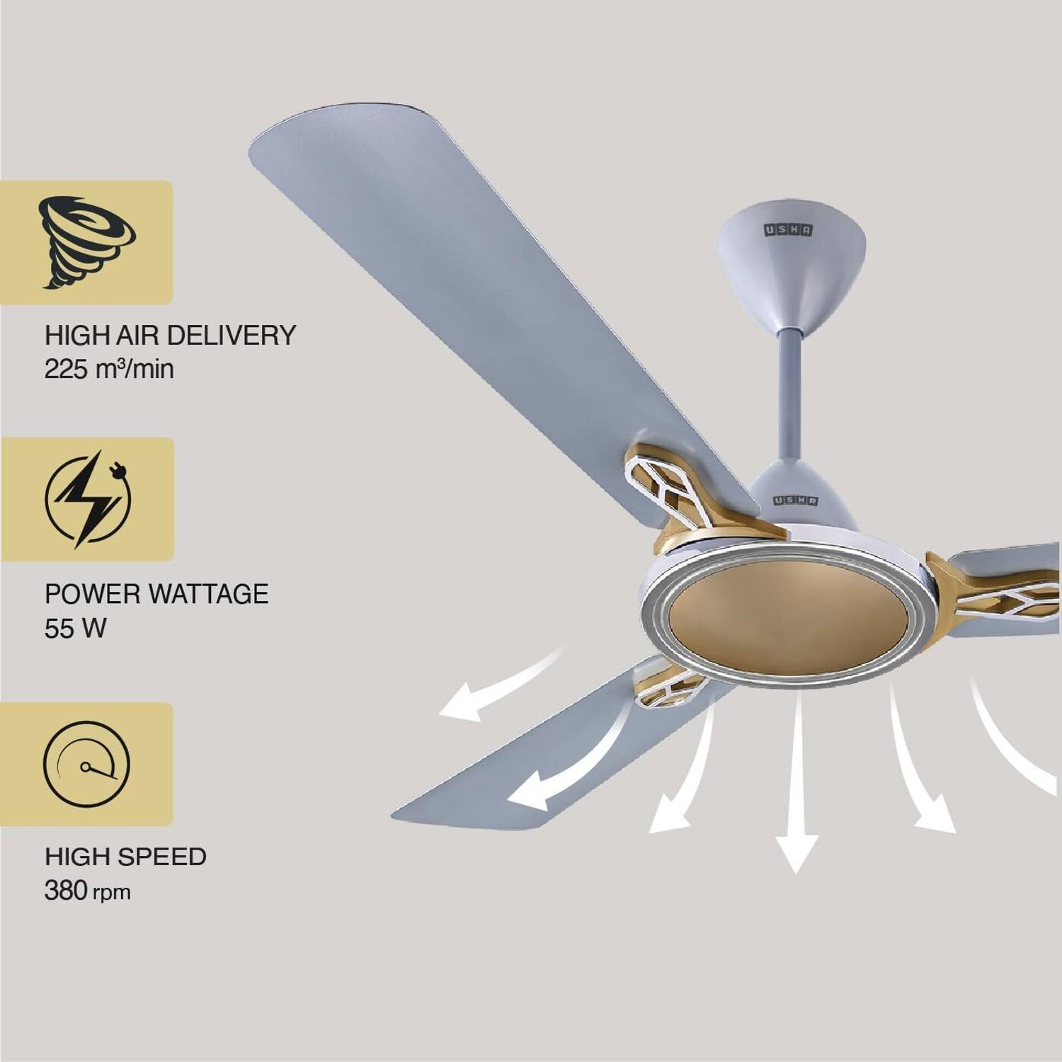 Usha CF Striker NEO 1400MM Shuttlegry 1ST ISI