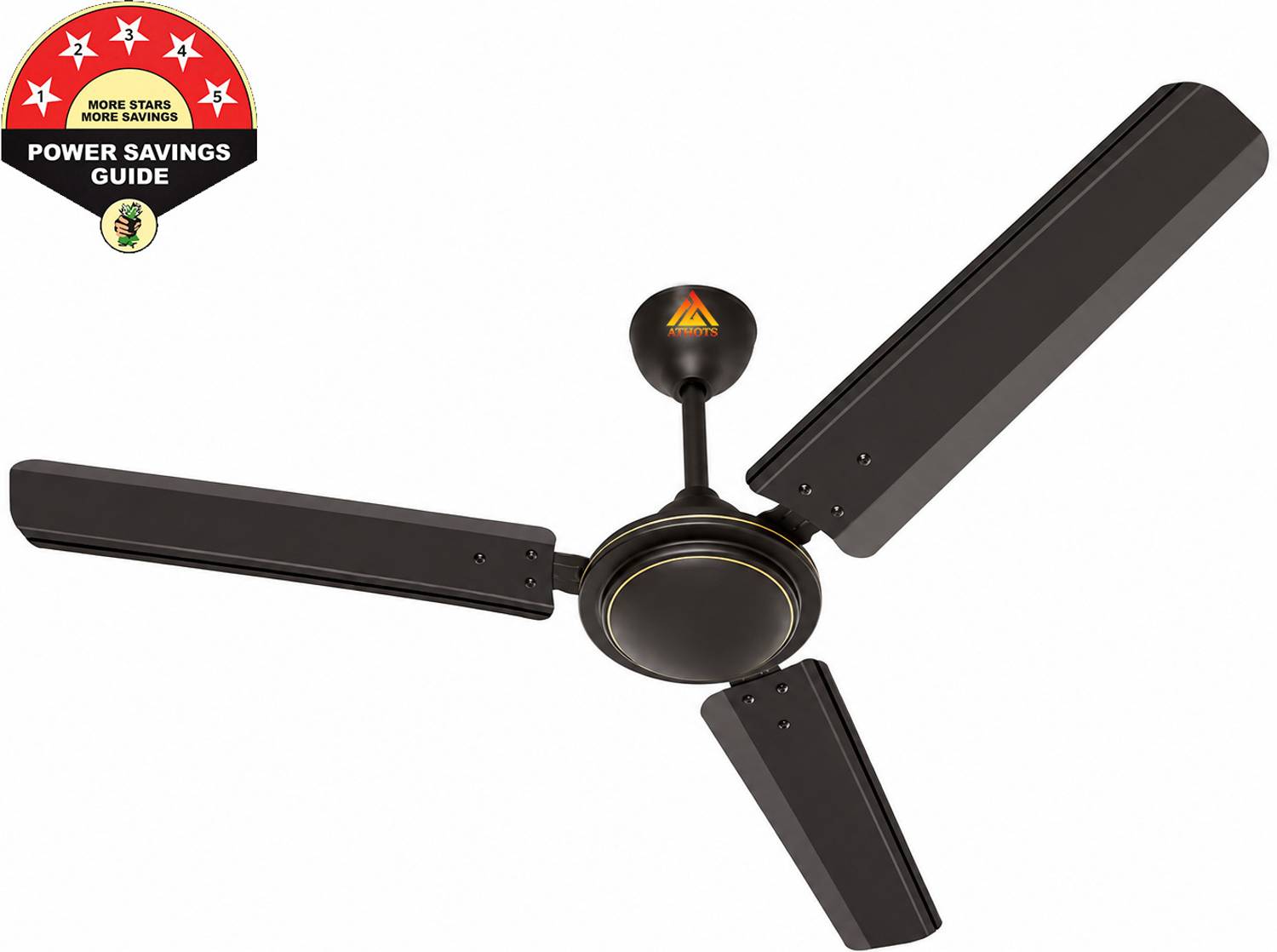 Athots Mallet 48 Inch | Ultra High Speed with 30 Months Warranty High Air Delivery, Silent Operation, Energy Saving, Ultra High Speed 1200 mm Ceiling Fan