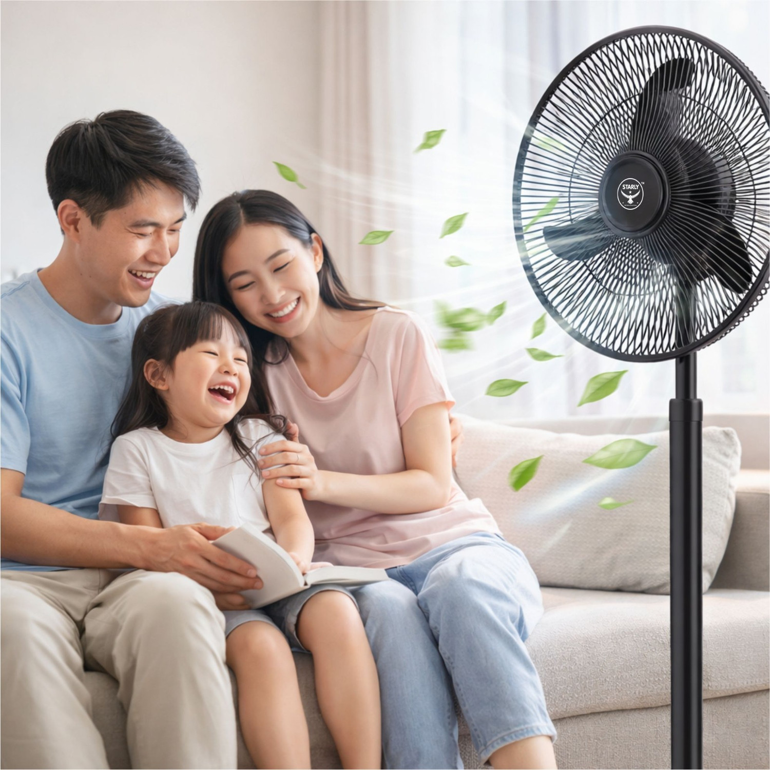 Image of Starly 16 Inch Fan | Copper Motor | High Speed with 2 Year Warranty Ultra High Speed 400 mm Pedestal Fan
