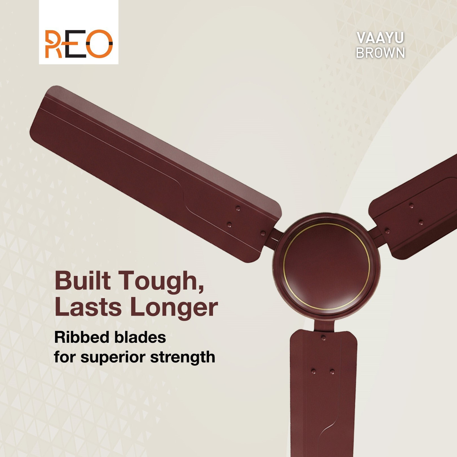 Image of Reo by Havells Vaayu with 2 Year Warranty Energy Saving 1200 mm Ceiling Fan