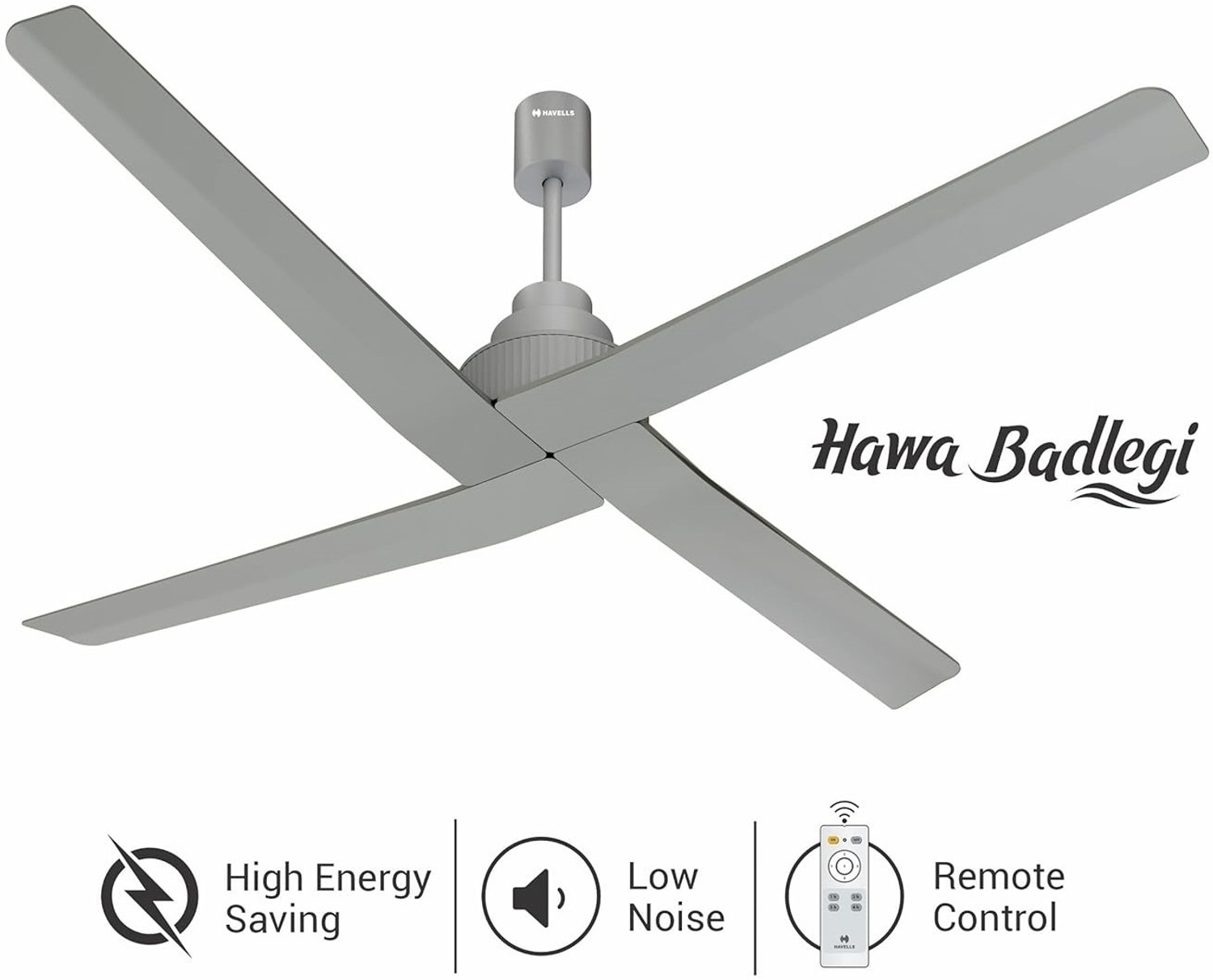 Image of HAVELLS Amaya With Remote Control, with 2 Year Warranty BLDC Motor 1400 mm Ceiling Fan