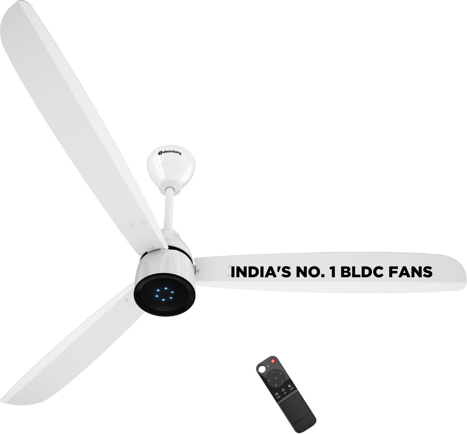 Image of Atomberg Renesa Prime Remote|High Air Delivery|LED Speed Indicator|Low Noise|Sleek Design with 3 Year Warranty BLDC Motor with Remote 1400 mm Ceiling Fan