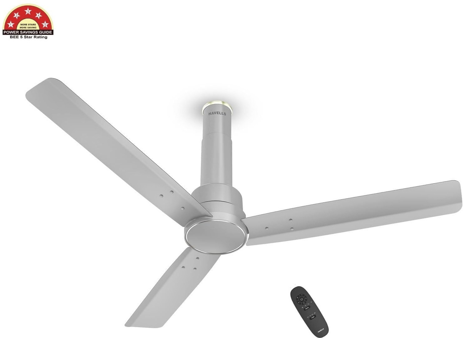 Image of HAVELLS Elio BLDC, High Air Delivery with Energy Saving, with 2 Year Warranty BLDC Motor with Remote 1200 mm Ceiling Fan