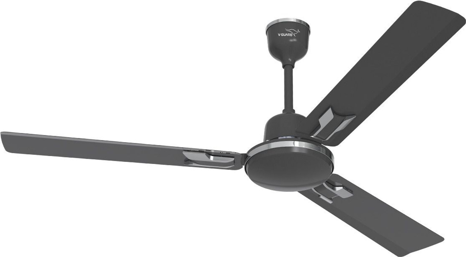 Image of V-Guard Pace Art Bz (Midnight Black) | Energy Saving | Decorative with 2 Year Warranty Energy Saving 1200 mm Ceiling Fan