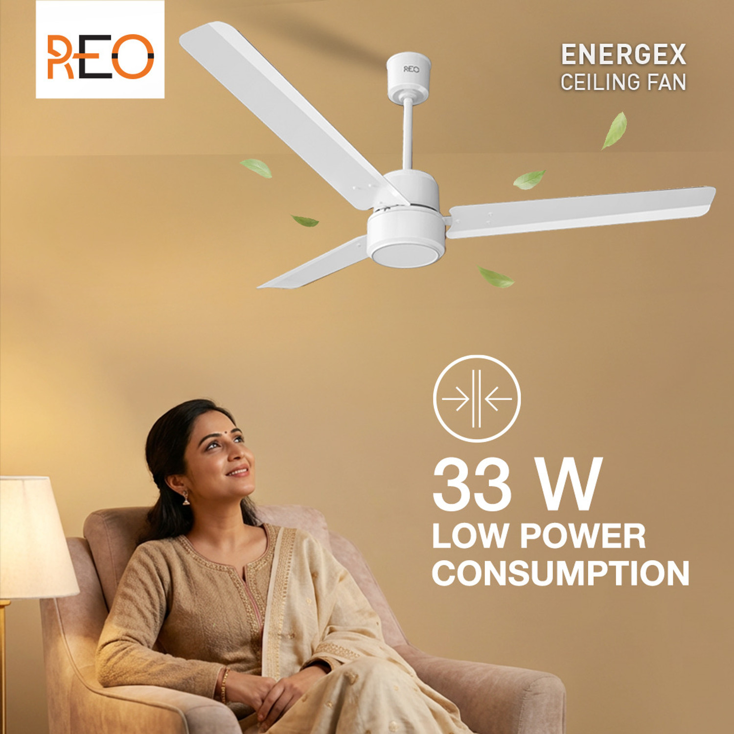 Image of HAVELLS Energex|Remote Controlled|Reverse Rotation Mode| Timer Setting| Low Noise with 2 Year Warranty BLDC Motor 1200 mm Ceiling Fan