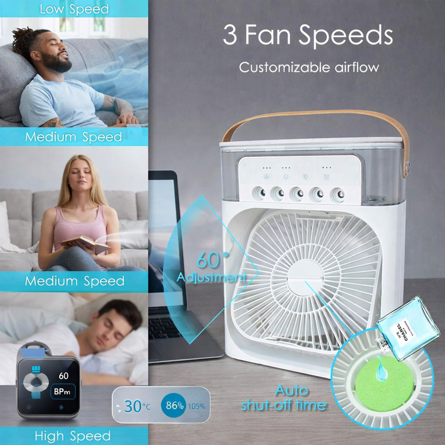 Image of JEWELNEX 3.99 L Tower Air Cooler