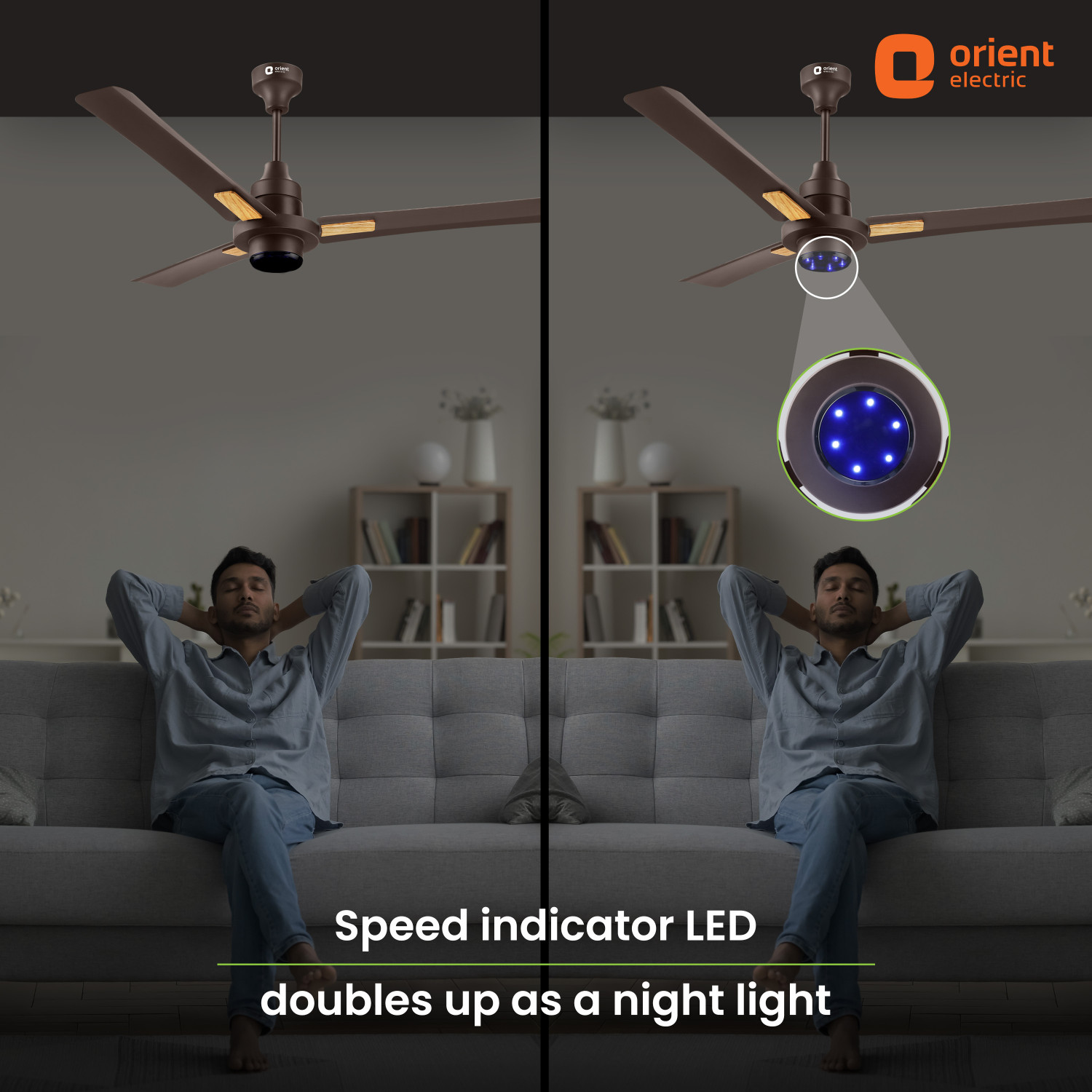 Image of Orient Electric I tome Plus BEE Star Rated with 3 Year Warranty BLDC Motor with Remote 1200 mm Ceiling Fan