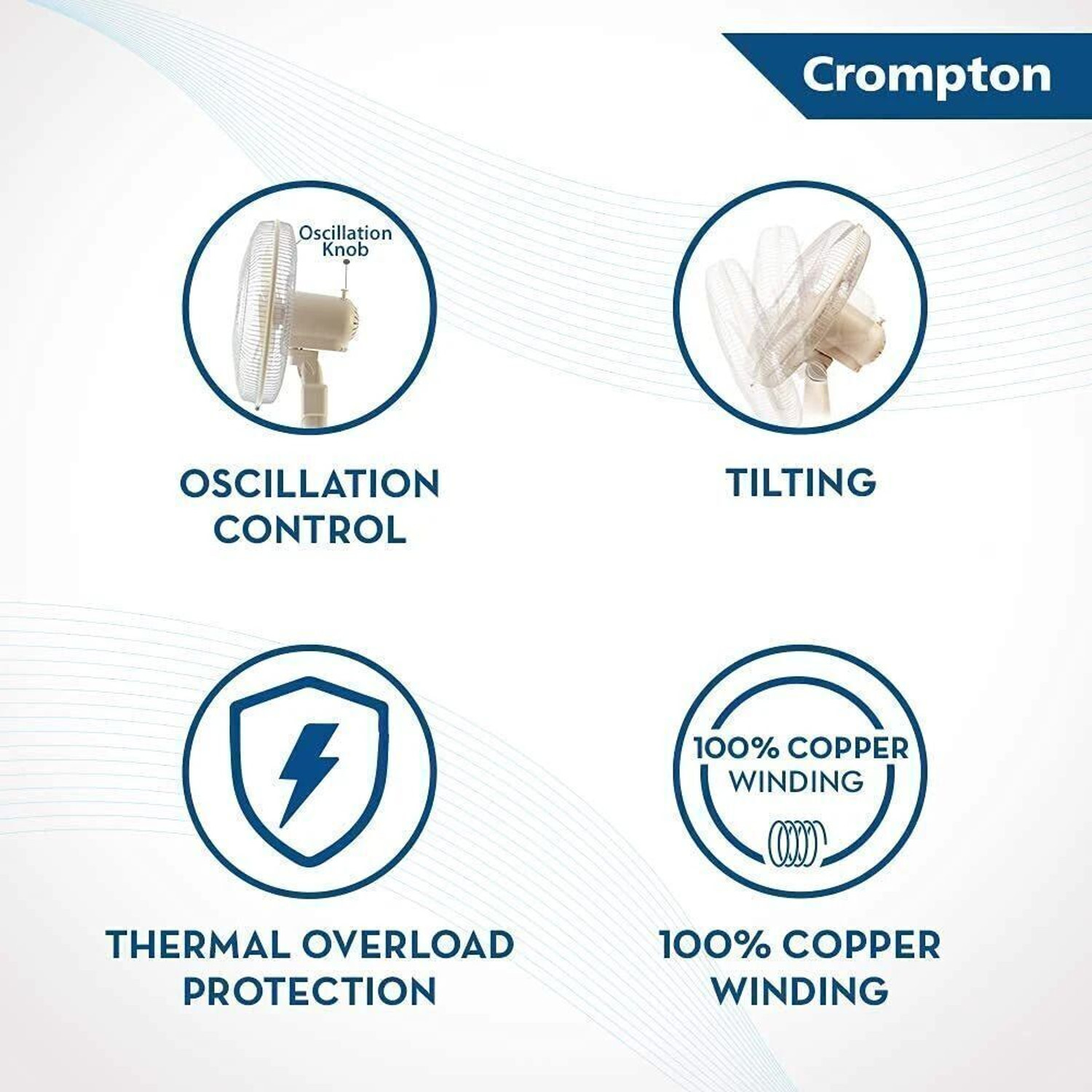 Image of Crompton Torpedo High Speed with 2 Year Warranty Silent Operation 300 mm Wall Fan (1 Star | black | Pack of 1)