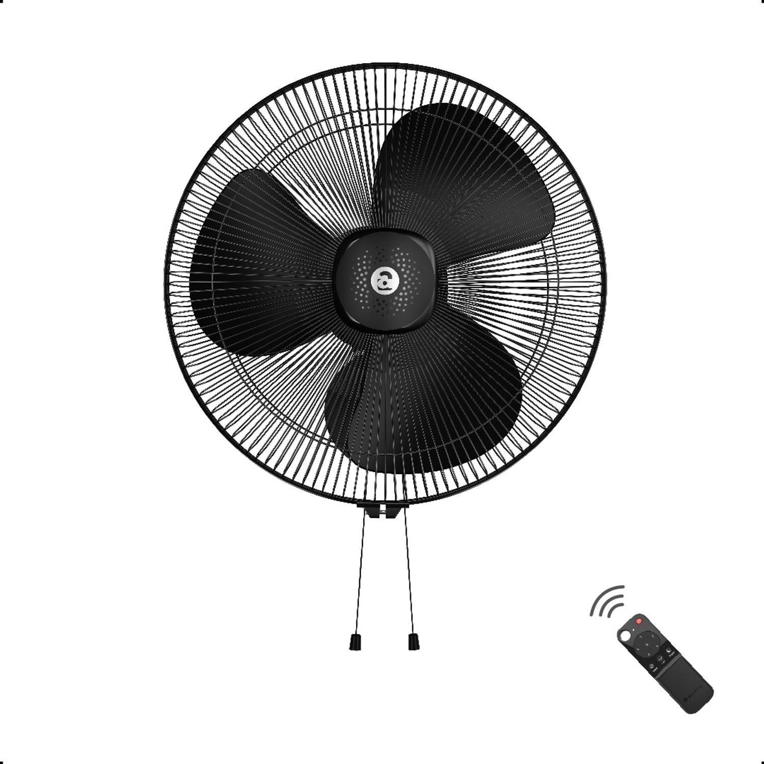 Atomberg RenesaSilent Wall Fan6 SpeedsLED DisplayTimer ModeIdeal for Home & Office with 2 Year Warranty BLDC Motor with Remote, Energy Saving, Silent Operation 400 mm Wall Fan