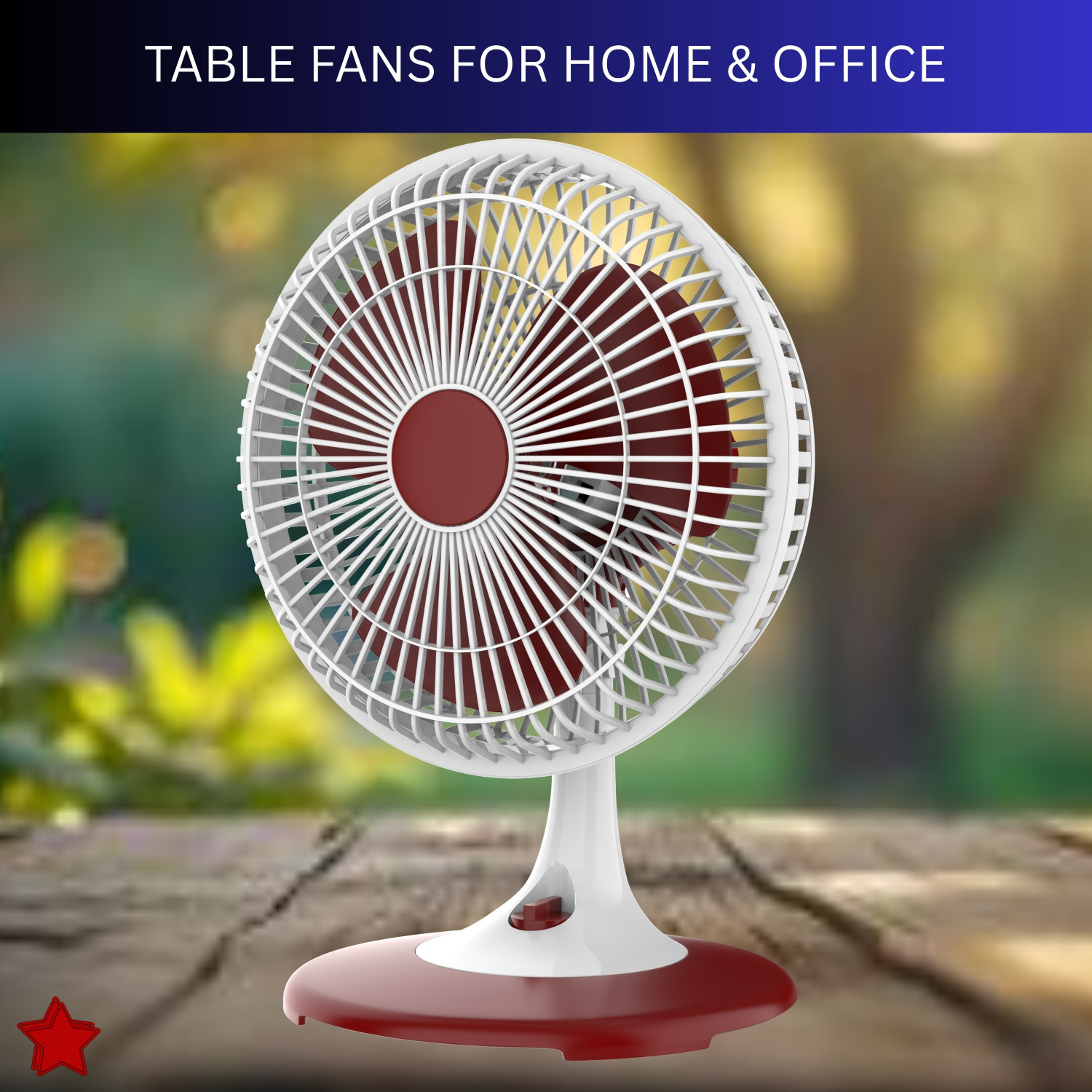 Image of FRONY 300mm(12Inch.) Mini AC Cooler Fan, Small Evaporative Air Table Fan For HomeX277 Silent Operation 300 mm Table Fan