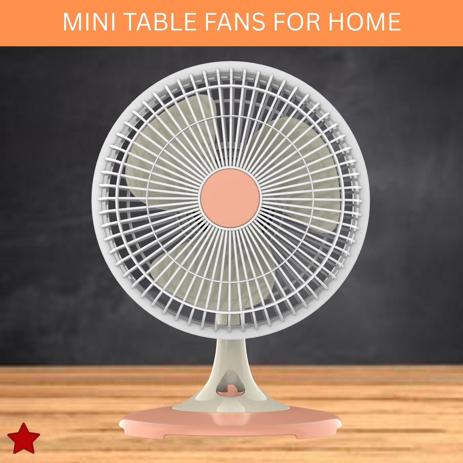 Image of SYARA 300mm(12Inch.) Mini AC Cooler Fan, Small Evaporative Air Table Fan For HomeB390 Silent Operation 300 mm Table Fan