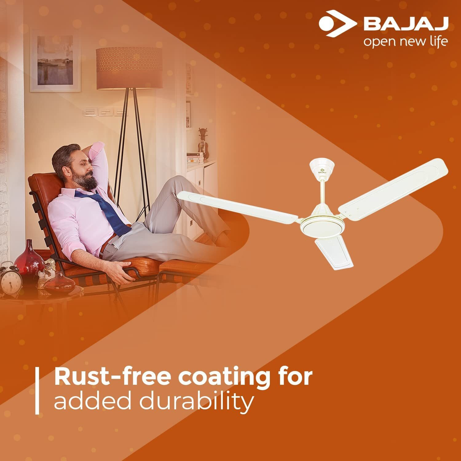 Image of BAJAJ Chetak HS with 24 Months Warranty Ultra High Speed 1200 mm Ceiling Fan
