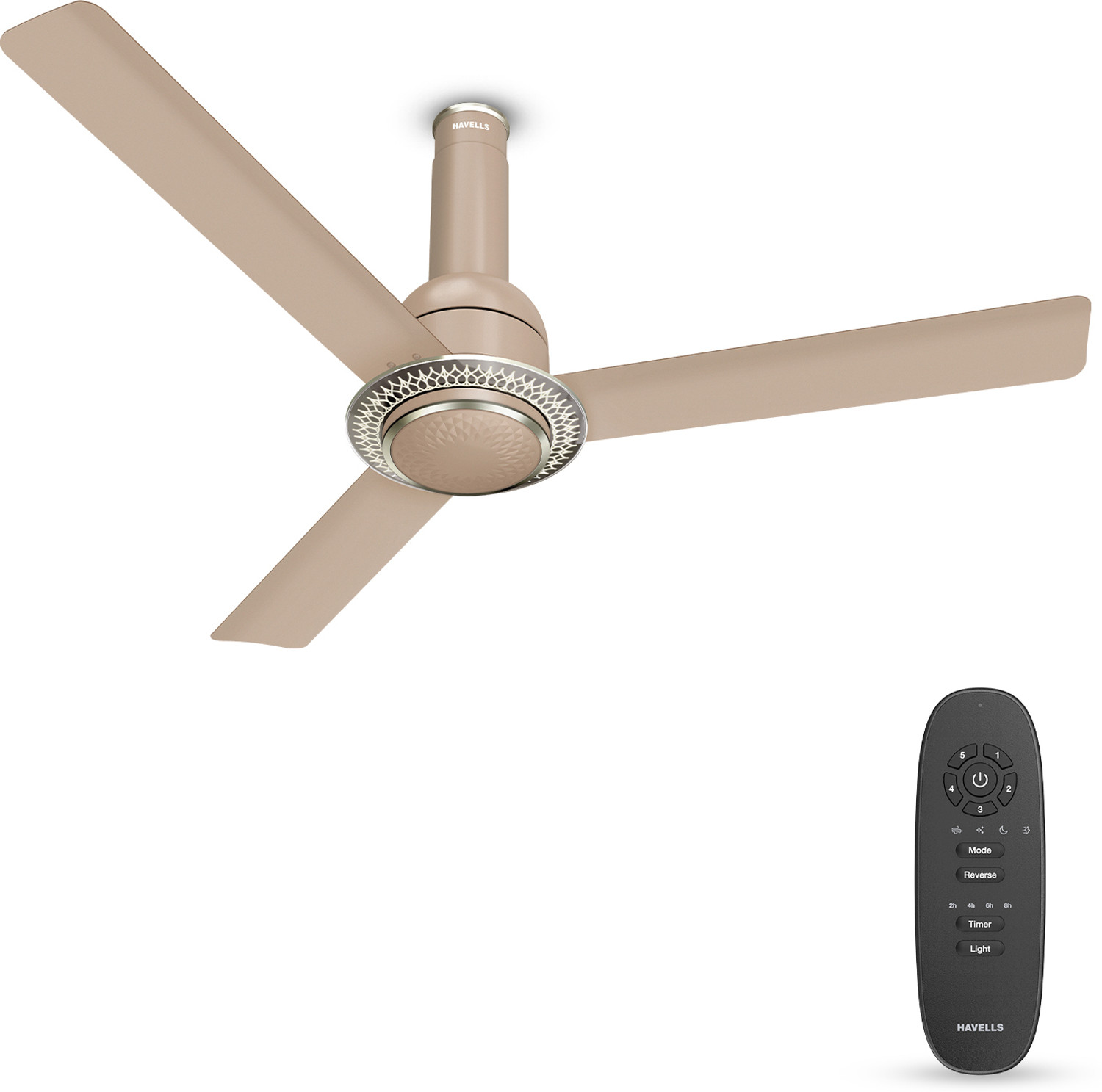 Image of HAVELLS CERA Underlight|Remote Controlled|Reverse Rotation|Carving Design|Low Noise|35W with 2 Year Warranty BLDC Motor 1200 mm Ceiling Fan