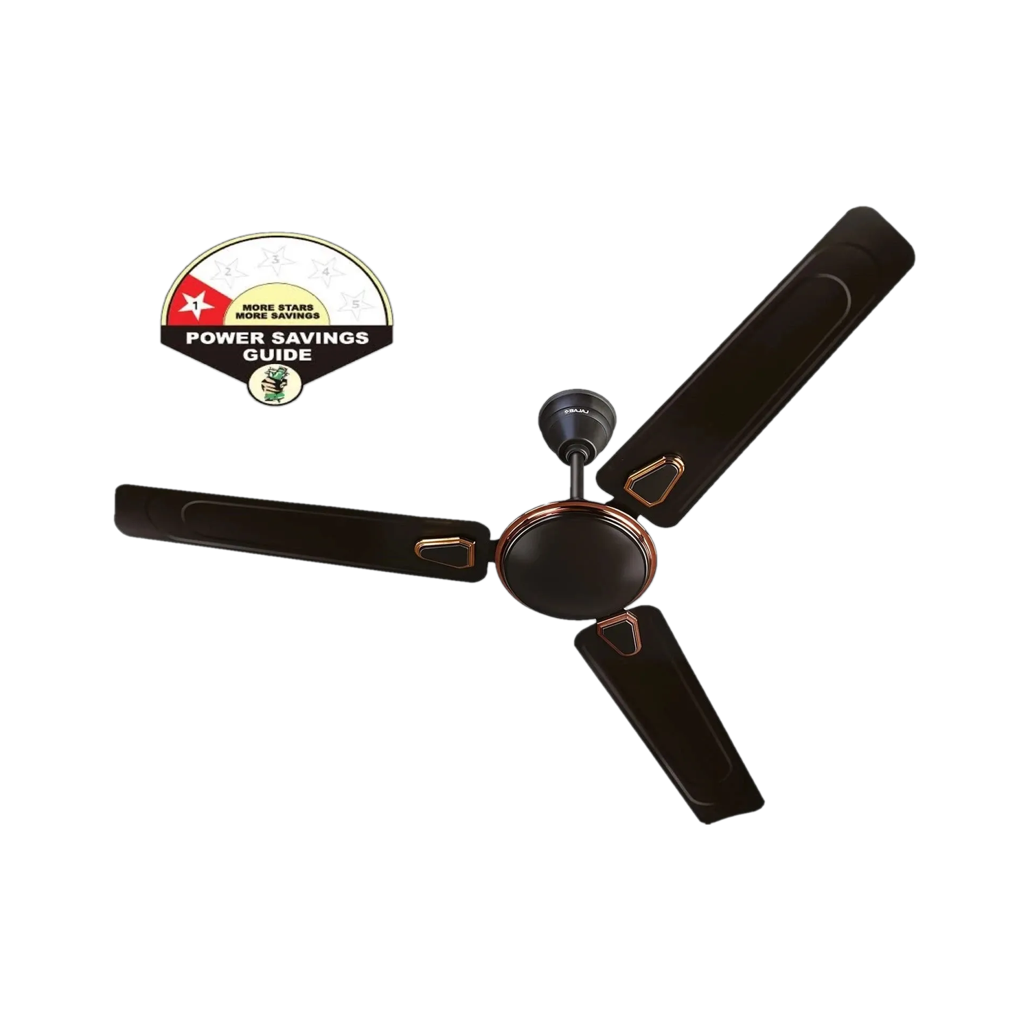 BAJAJ Edge HS Neo 1200 mm 3 Blade Ceiling Fan (Anti Dust | Choko Brown | Pack of 1) BAJAJ Edge HS Neo 12