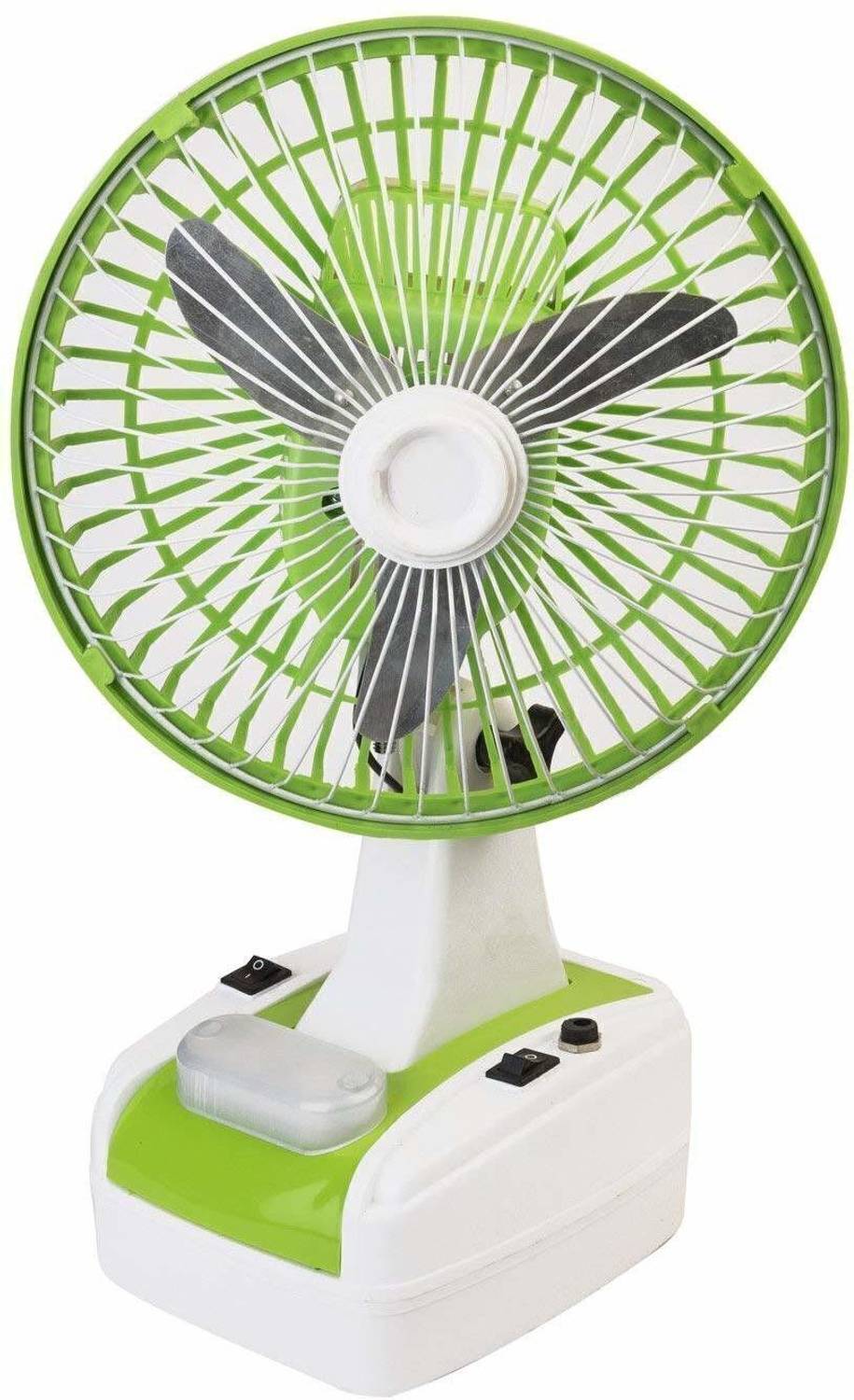 GLOBEX Rechargeable table fan | LED Light | High Speed | Premium Ultra High Speed 400 mm Table Fan