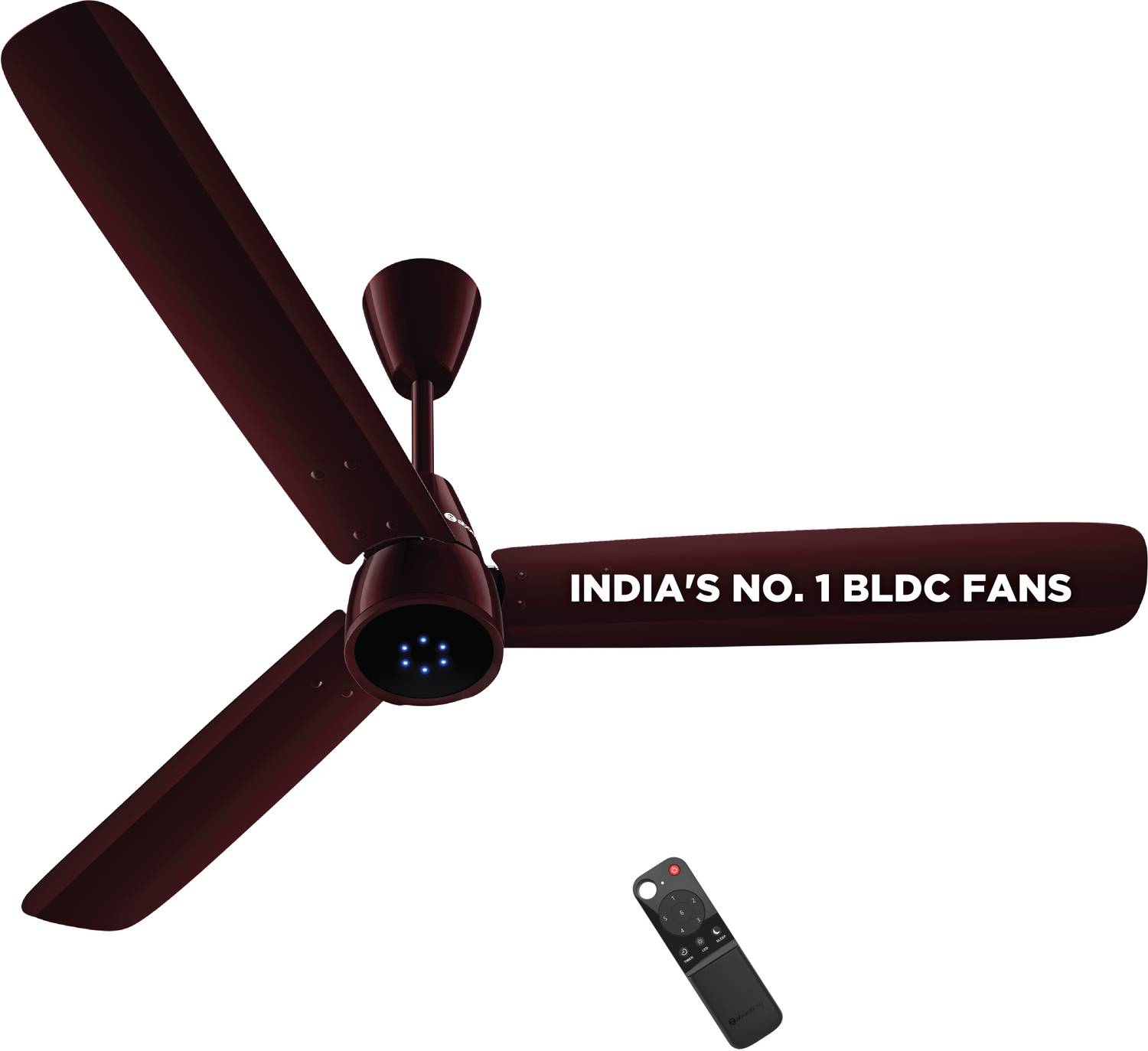Atomberg Renesa Epoque | Advance air+ Technology | Sleek Fan | LED Indicator | Low Noise with 2 Months Warranty BLDC Motor with Remote 1200 mm Ceiling Fan
