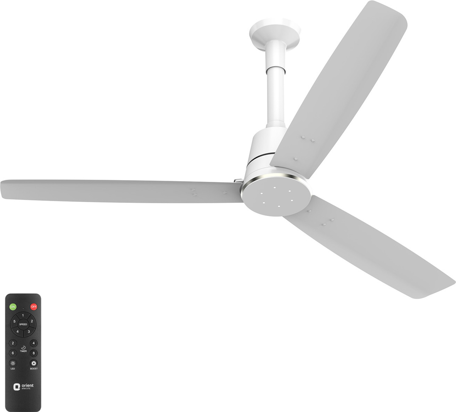Image of Orient Electric Proton BLDC| LED Speed Indicator Lights |BEE 5 Star Rated| Superior Air Delivery with 3 Year Warranty BLDC Motor with Remote 1200 mm Ceiling Fan