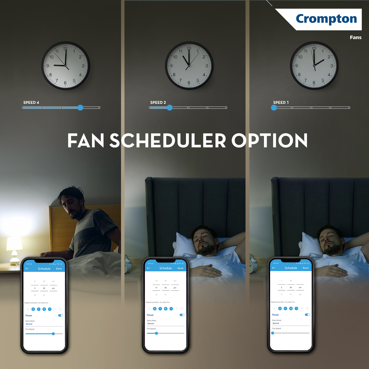 Image of Crompton EN HYPERJET SMART with 2 Year Warranty IoT Enabled, Energy Saving, Anti Rust, BLDC Motor with Remote, Silent Operation 1200 mm Ceiling Fan