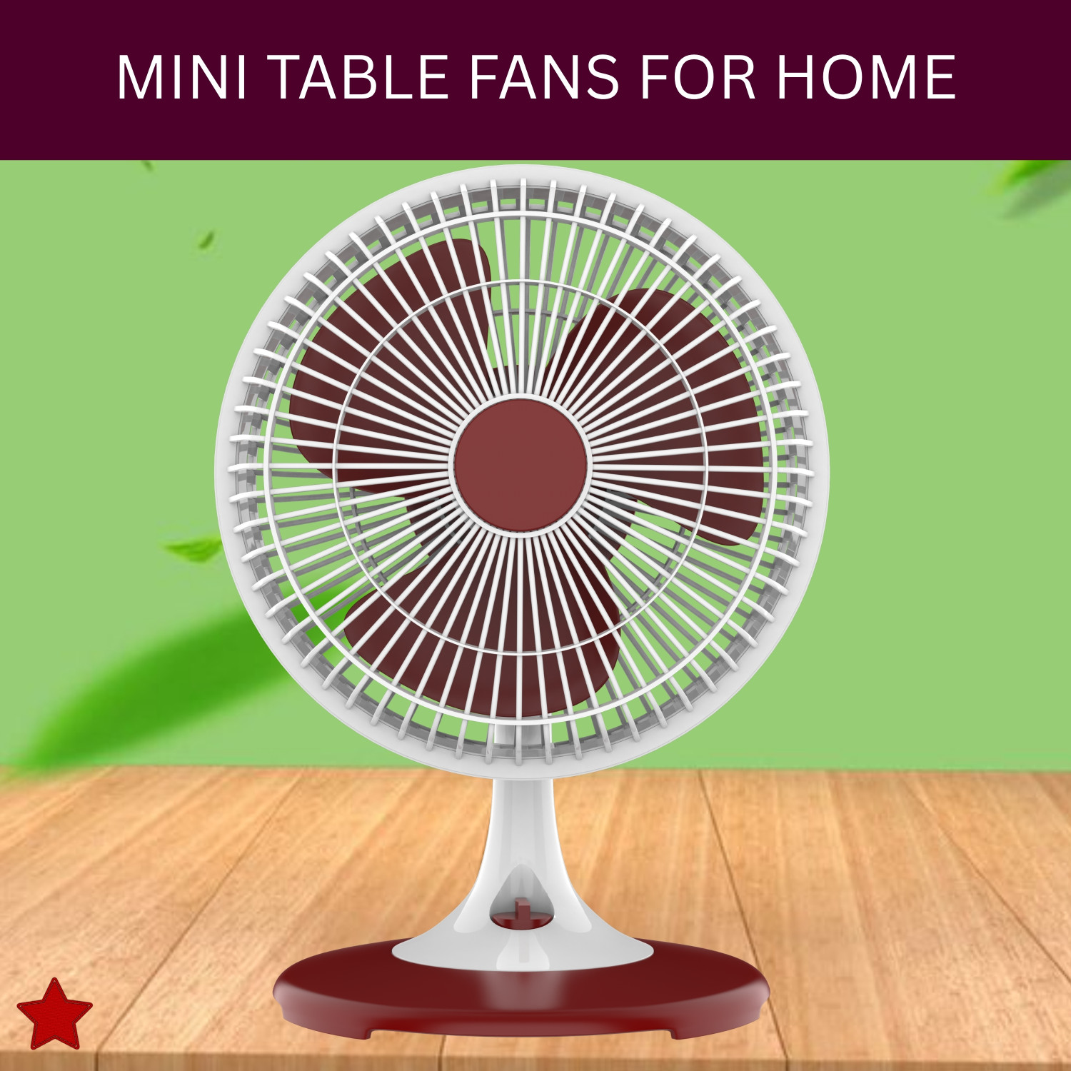 Image of Clairbell 300mm(12Inch.) Mini AC Cooler Fan, Small Evaporative Air Table Fan For HomeC263 Silent Operation 300 mm Table Fan