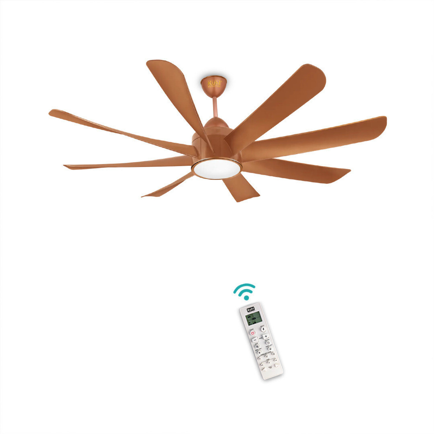 Image of KUHL Platin D8 Stylish 65% Power Saving with 1 Year Warranty BLDC Motor with Remote 1200 mm Ceiling Fan