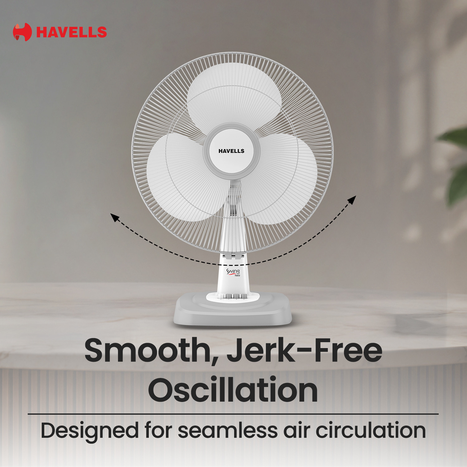 Image of HAVELLS Swing Neo with 2 Year Warranty Ultra High Speed 400 mm Table Fan