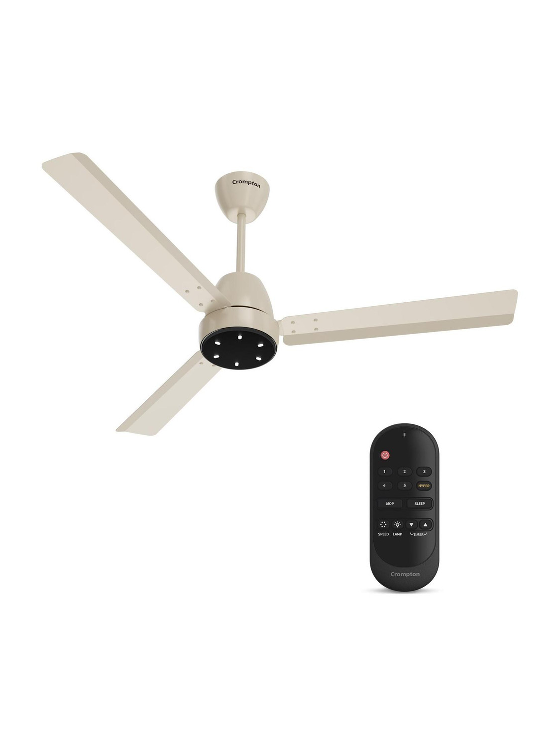 Image of Crompton Energion Niteo with 4 Year Warranty BLDC Motor with Remote 1200 mm Ceiling Fan (5 Star | Ivory | Pack of 1)