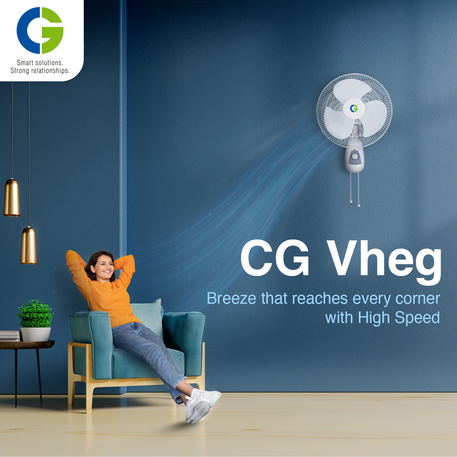 Image of CG WFVHG400CW with 2 Year Warranty 40 mm Wall Fan