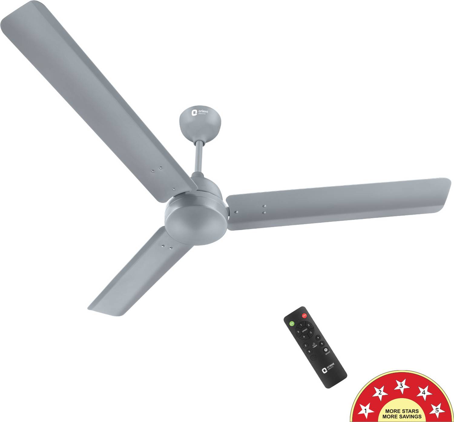 Orient Electric Kratos Neu | Superior Air Delivery |BEE 5 Star Rated | Low Power Consumption with 3 Year Warranty BLDC Motor with Remote 1200 mm Ceiling Fan