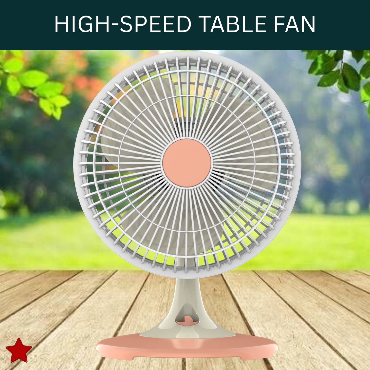 Image of YAROH 300mm(12Inch.) Mini AC Cooler Fan, Small Evaporative Air Table Fan For HomeR479 Silent Operation 300 mm Table Fan