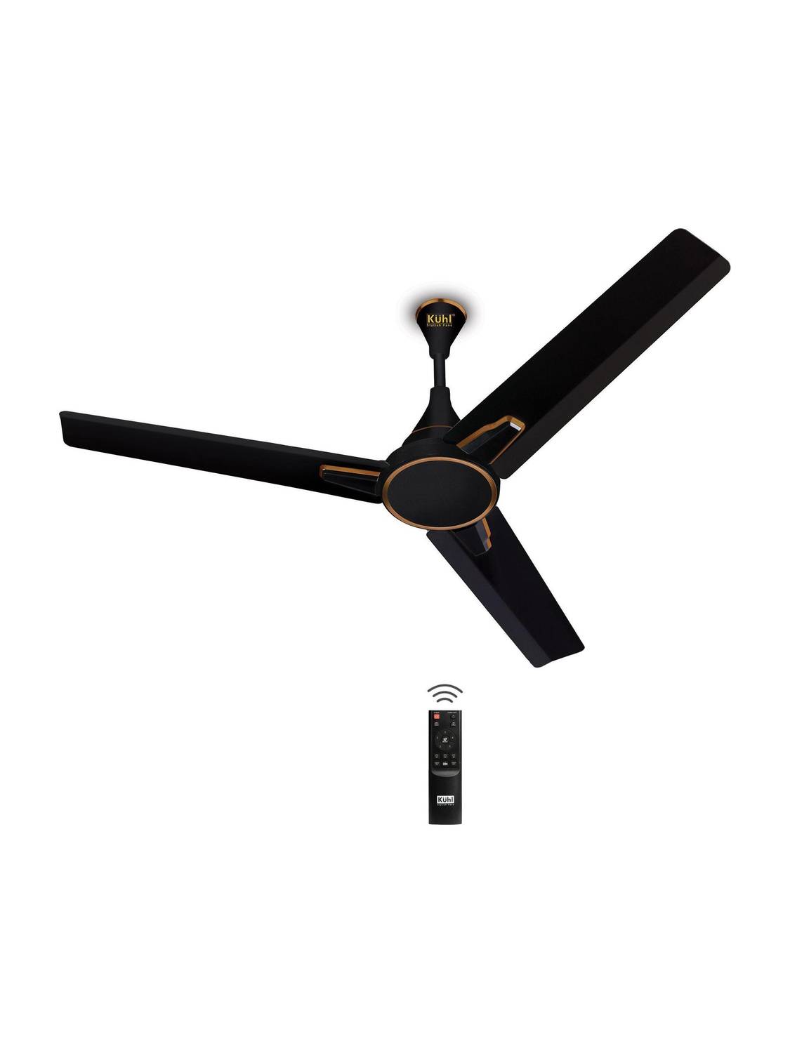 KUHL Prima A1 BLDC,29W,Low Noise,Energy-Saving with 5 Year Warranty BLDC Motor with Remote 1200 mm Ceiling Fan