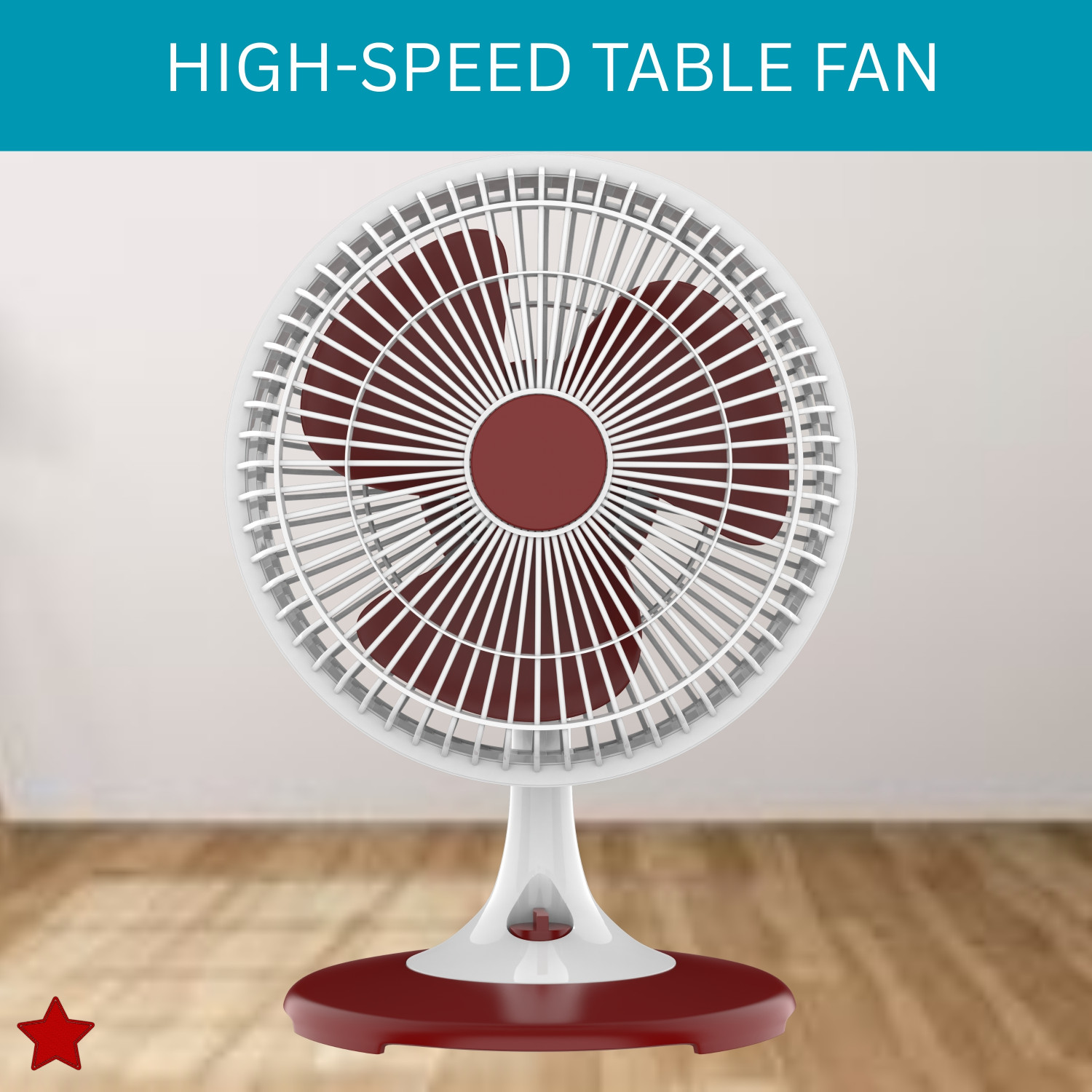 Image of Clairbell 300mm(12Inch.) Mini AC Cooler Fan, Small Evaporative Air Table Fan For HomeC235 Silent Operation 300 mm Table Fan
