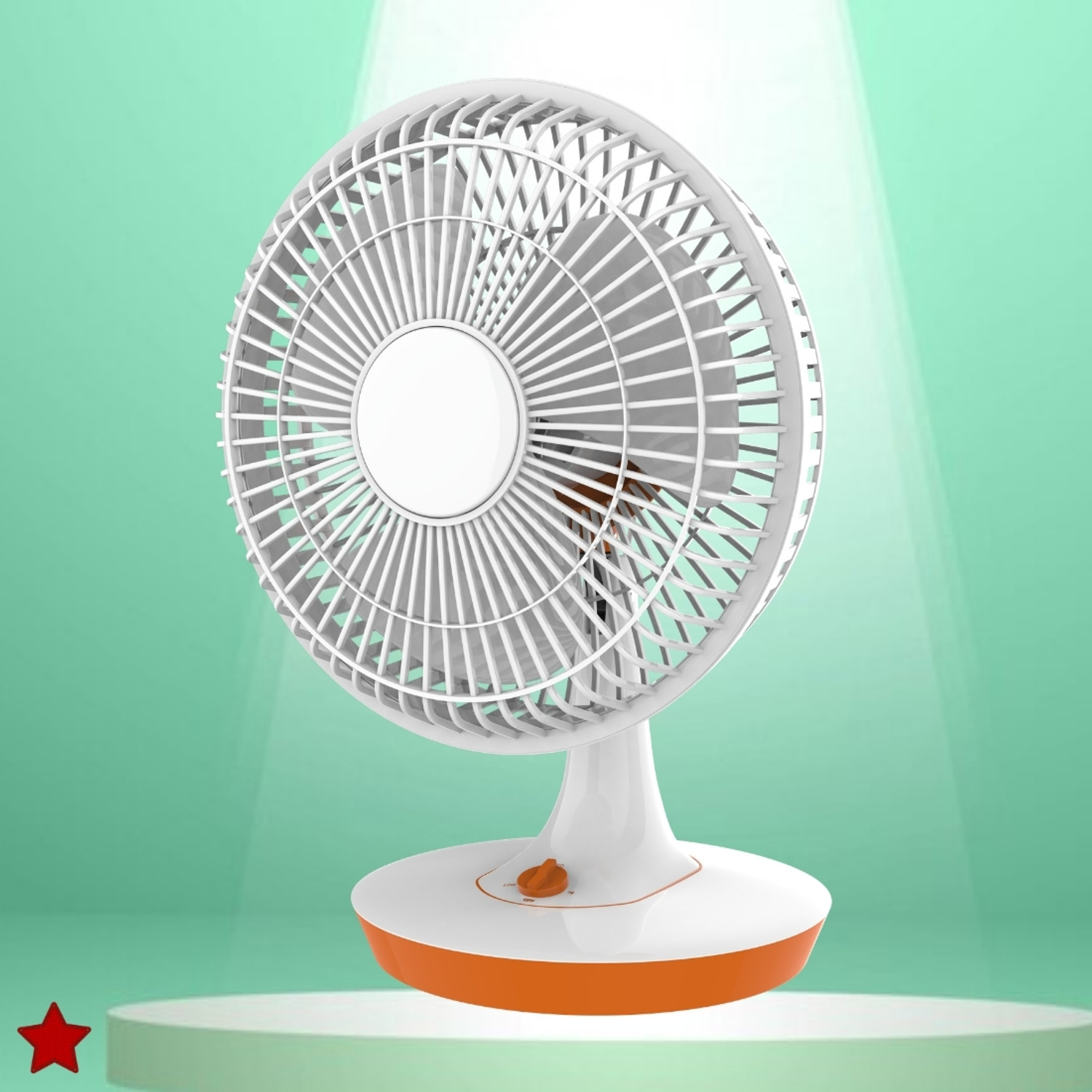 Image of YAROH Mini Ac Cooler for Room Cooling 300mm(12Inch.) Electric Table Fan For HomeZT495 Silent Operation 300 mm Table Fan