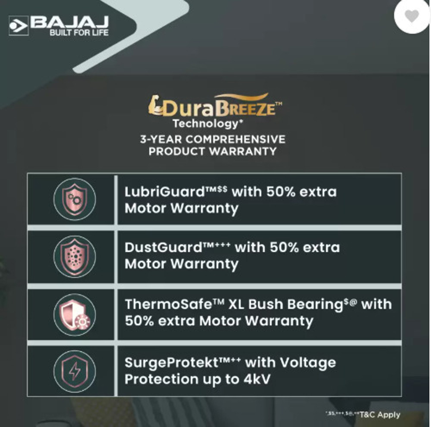Image of BAJAJ Robusto with 1 Year Warranty 400 mm Pedestal Fan