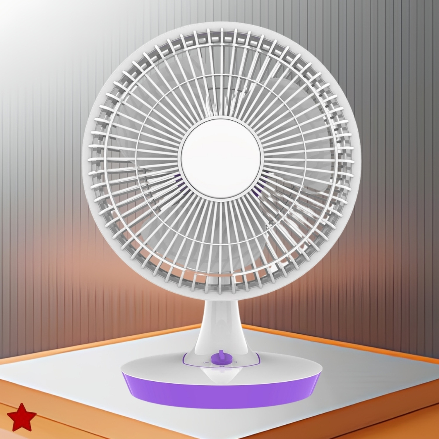 Image of SYARA Mini Ac Cooler for Room Cooling 300mm(12Inch.) Electric Table Fan For HomeBR239 Silent Operation 300 mm Table Fan