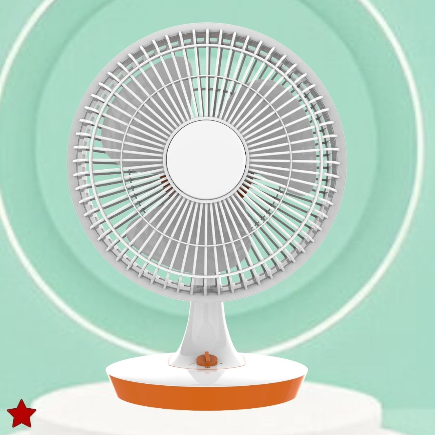Image of SYARA Mini Ac Cooler for Room Cooling 300mm(12Inch.) Electric Table Fan For HomeBT130 Silent Operation 300 mm Table Fan
