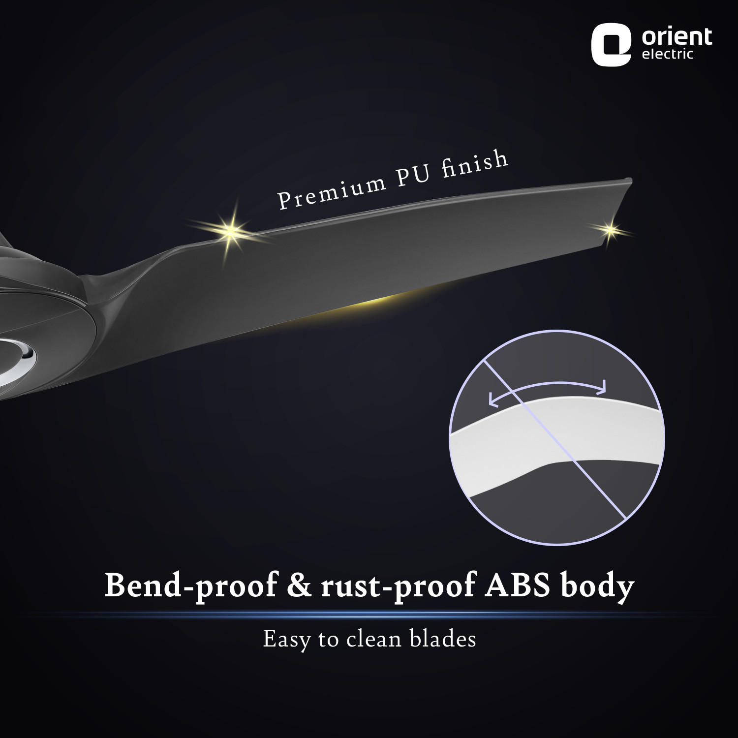 Image of Orient Electric Aerostorm with 1 Year Warranty Silent Operation 1320 mm Ceiling Fan