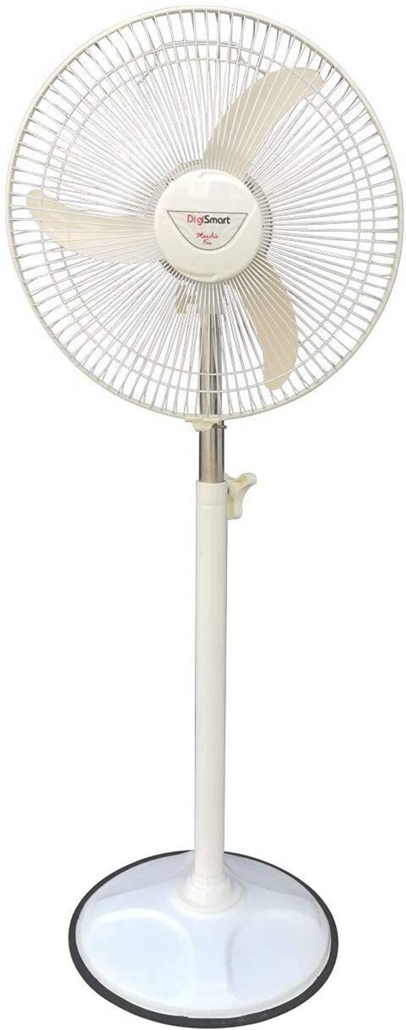 DIGISMART Bullet Pedestal Ivory | Adjustable Height | Energy Saving with 1 Year Warranty Energy Saving 400 mm Pedestal Fan