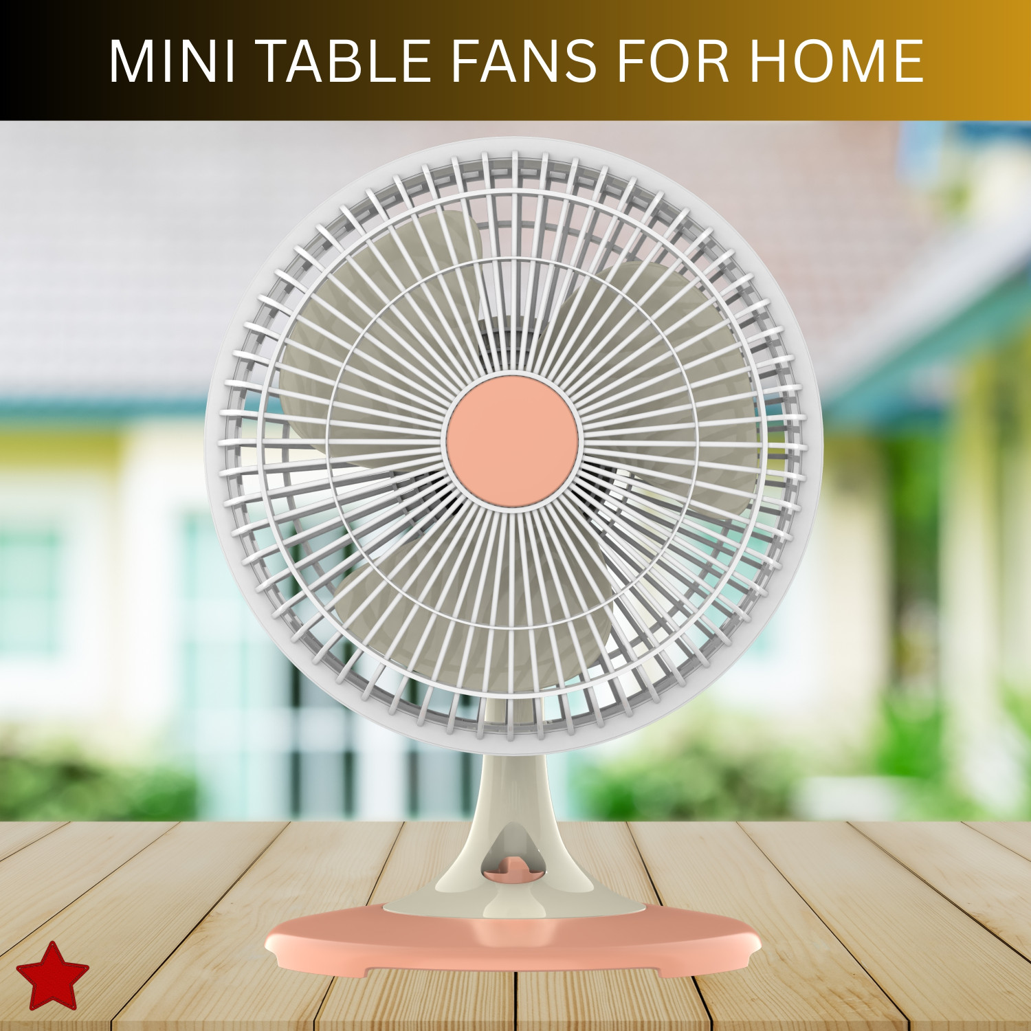 Image of FRONY 300mm(12Inch.) Mini AC Cooler Fan, Small Evaporative Air Table Fan For HomeX205 Silent Operation 300 mm Table Fan
