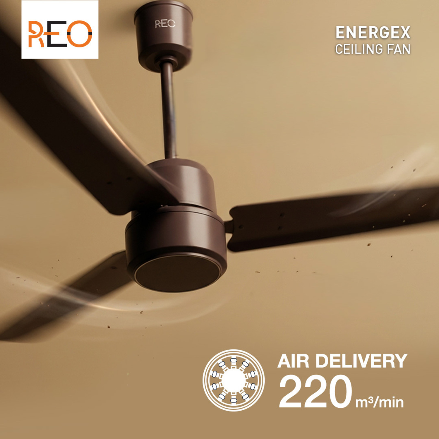 Image of HAVELLS Energex|Remote Controlled|Reverse Rotation Mode| Timer Setting| Low Noise with 2 Year Warranty BLDC Motor 1200 mm Ceiling Fan