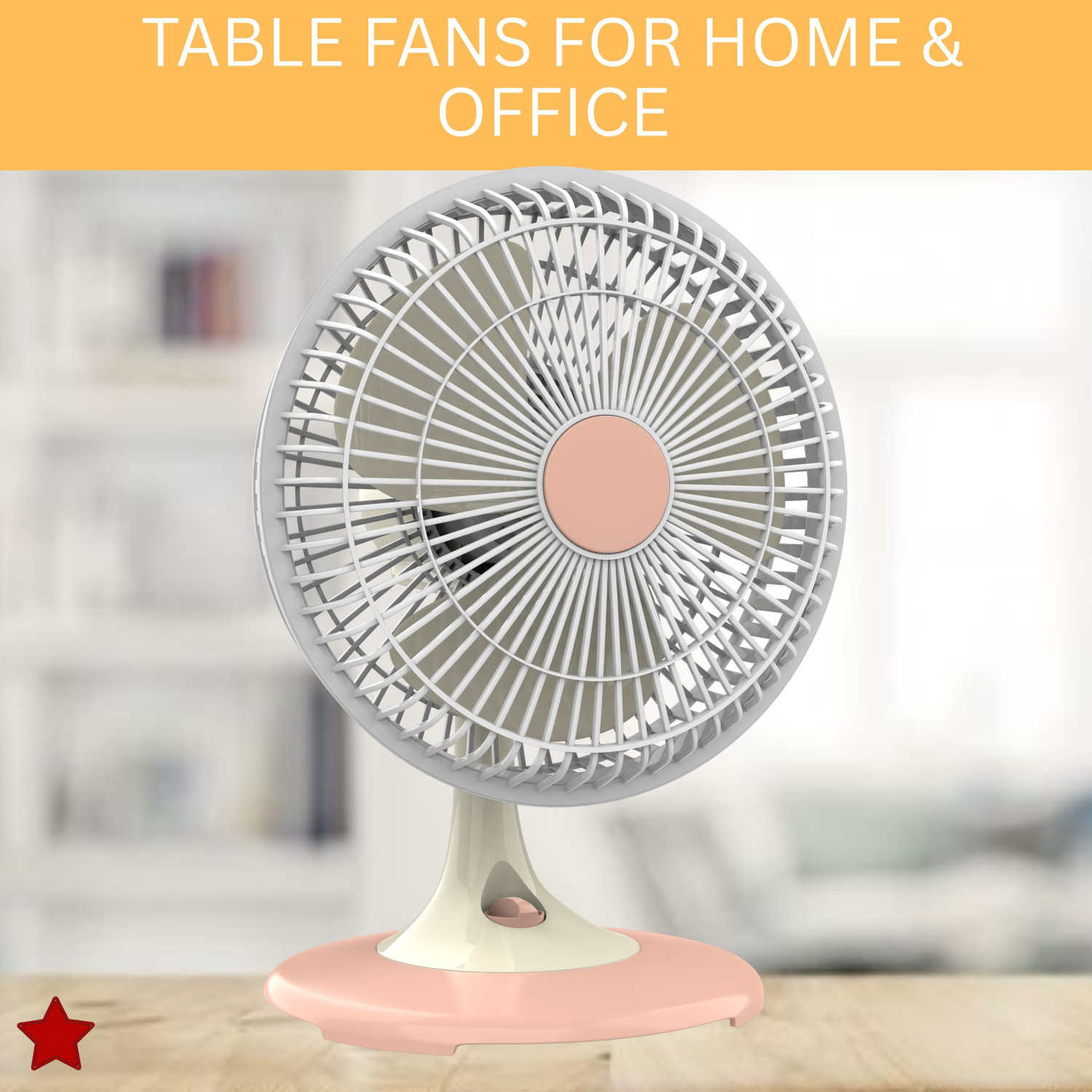 Image of YAROH 300mm(12Inch.) Mini AC Cooler Fan, Small Evaporative Air Table Fan For HomeT425 Silent Operation 300 mm Table Fan