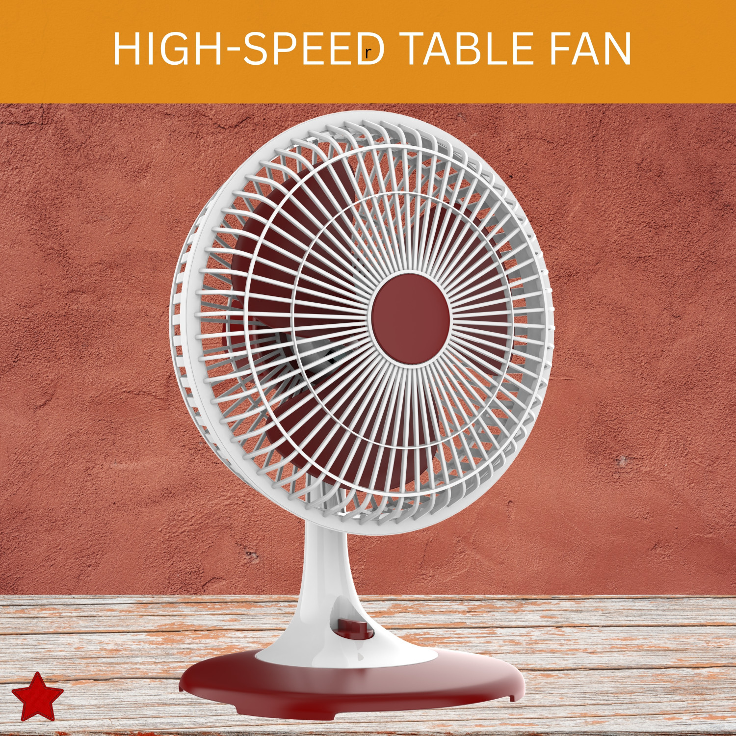Image of YAROH 300mm(12Inch.) Mini AC Cooler Fan, Small Evaporative Air Table Fan For HomeW362 Silent Operation 300 mm Table Fan
