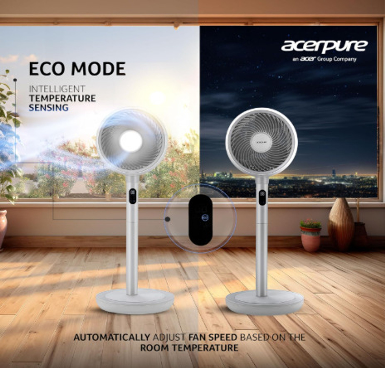 Image of acerpure AF773-20W /20P with 3 Year Warranty 400 mm Pedestal Fan