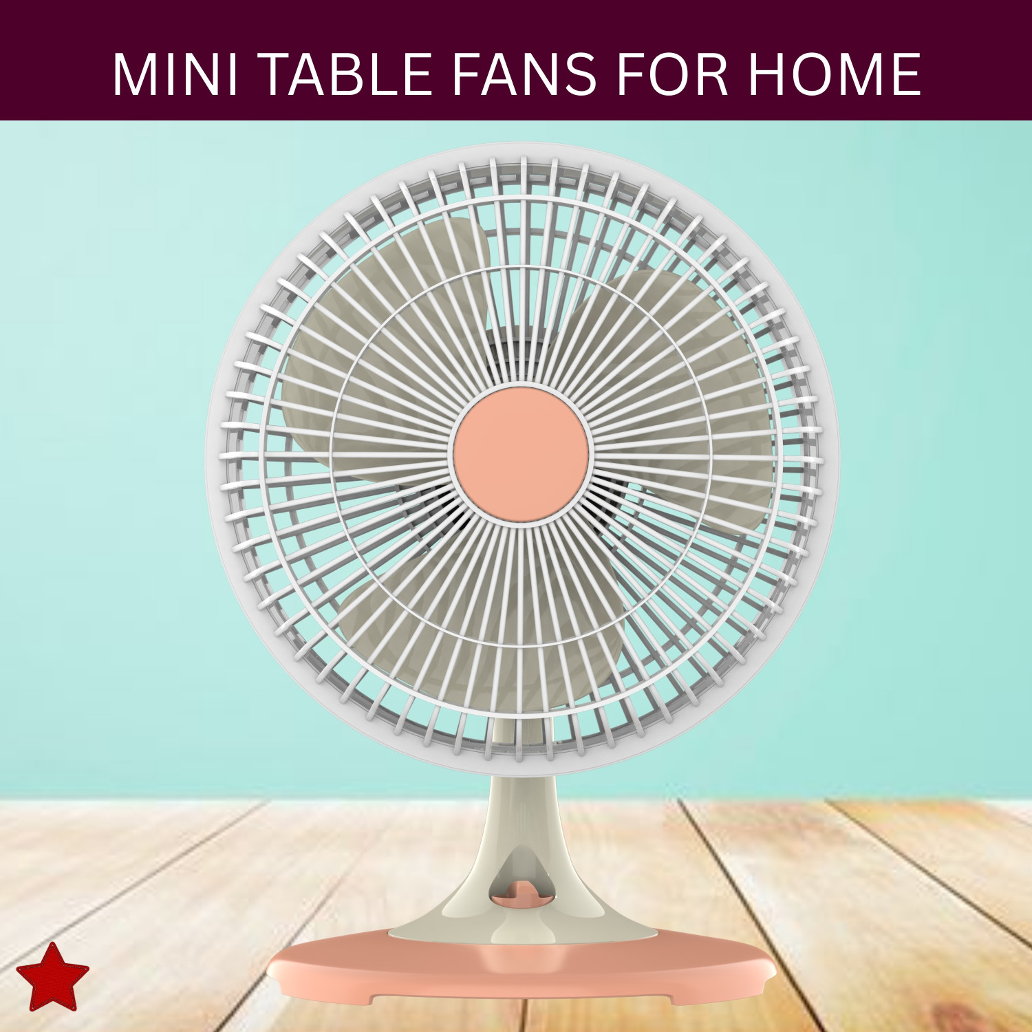 Image of Clairbell 300mm(12Inch.) Mini AC Cooler Fan, Small Evaporative Air Table Fan For HomeC147 Silent Operation 300 mm Table Fan