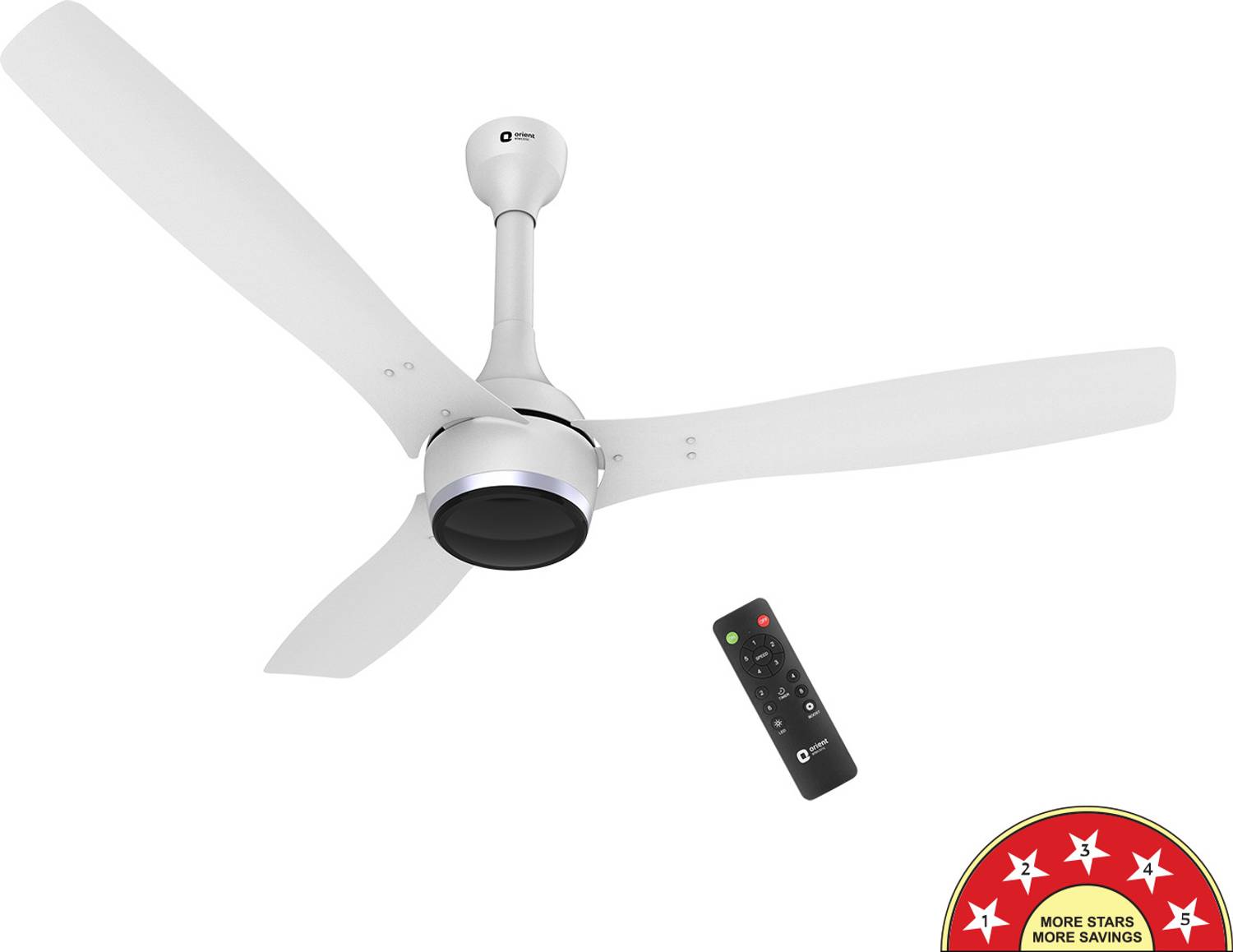 Orient Electric Aeon BLDC Pro with 5 Year Warranty Anti Dust, BLDC Motor with Remote, Energy Saving, High Air Delivery, Silent Operation 1200 mm Ceiling Fan