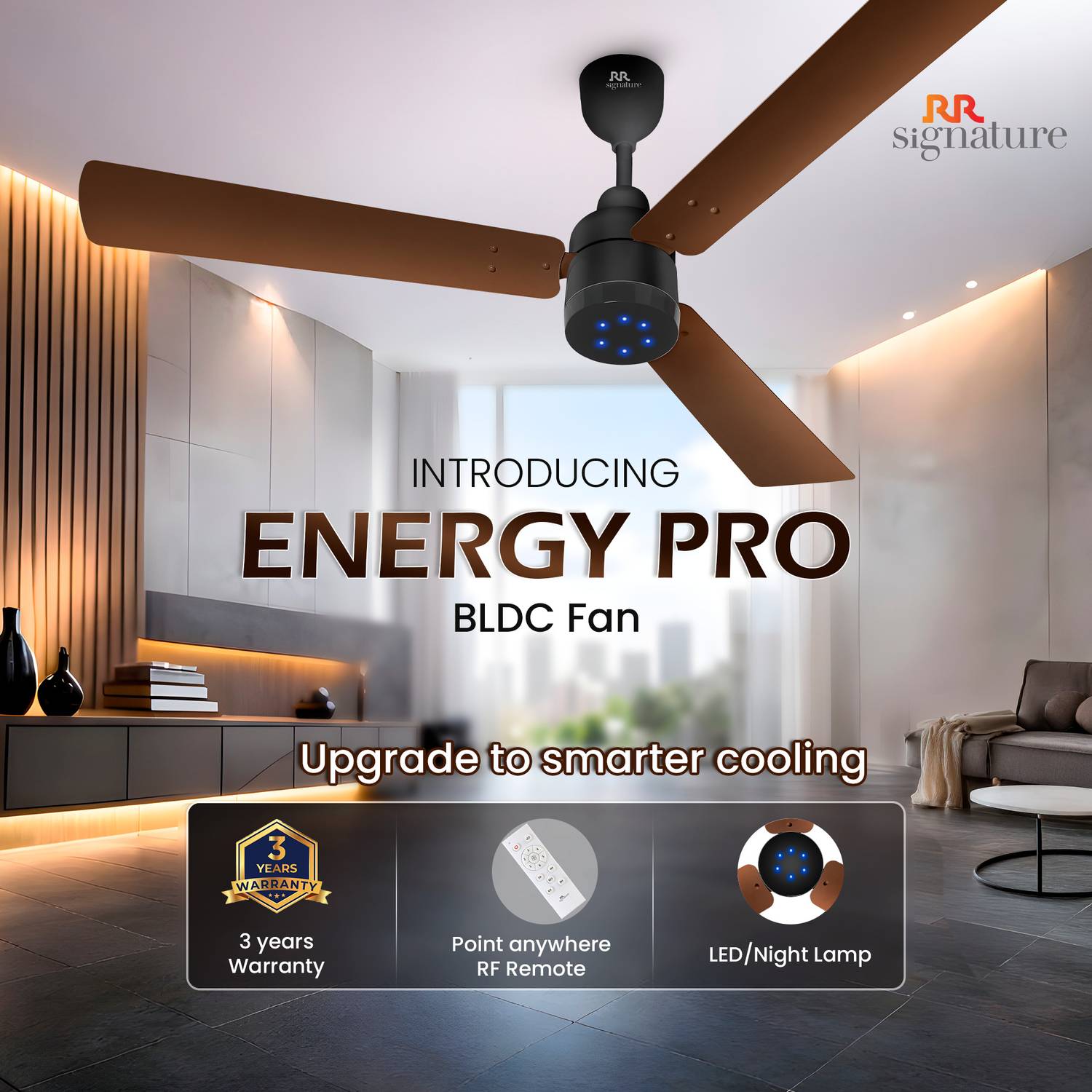 RR Signature Energy Pro 1200 mm Ceiling Fan - Image 2