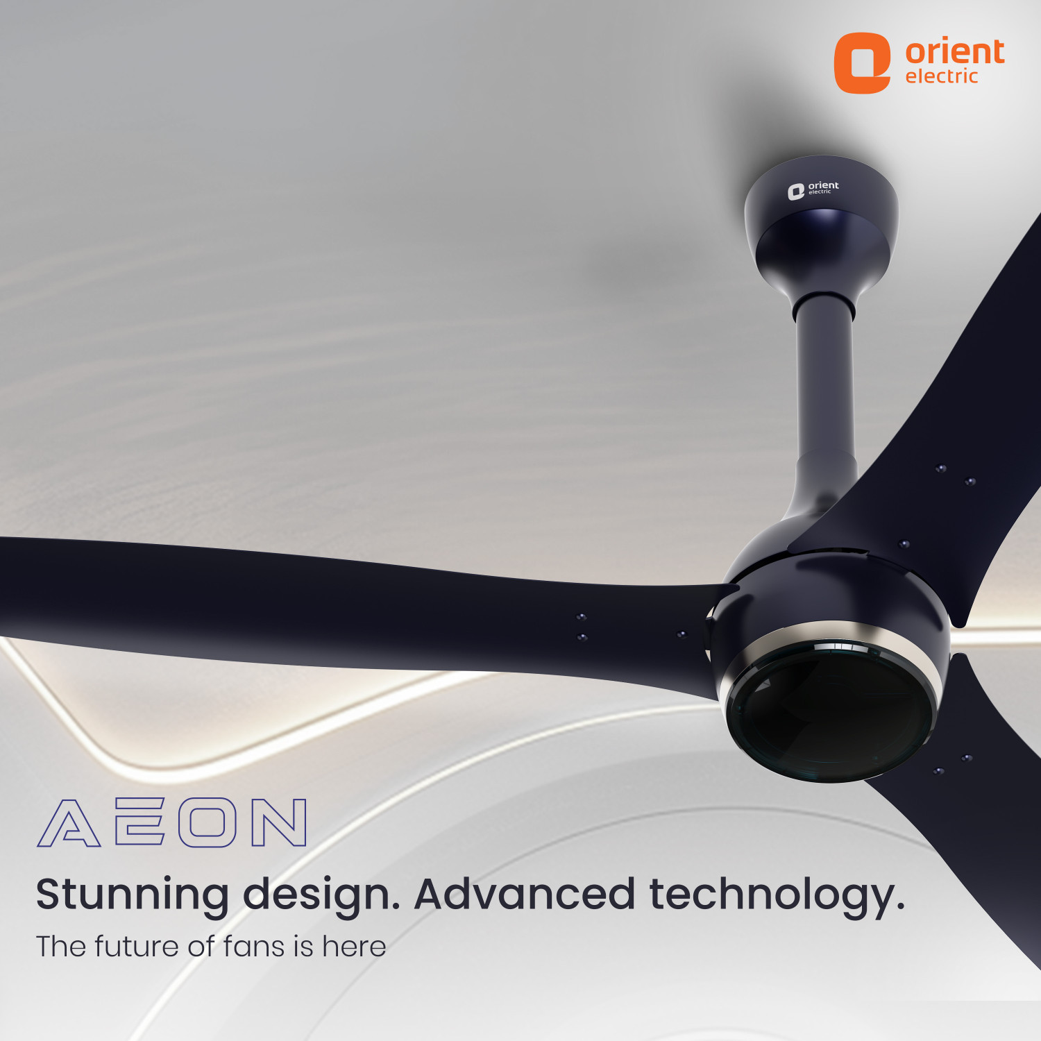 Image of Orient Electric Aeon BLDC Pro with 5 Year Warranty Anti Dust, BLDC Motor with Remote, Energy Saving, High Air Delivery, Silent Operation 1200 mm Ceiling Fan