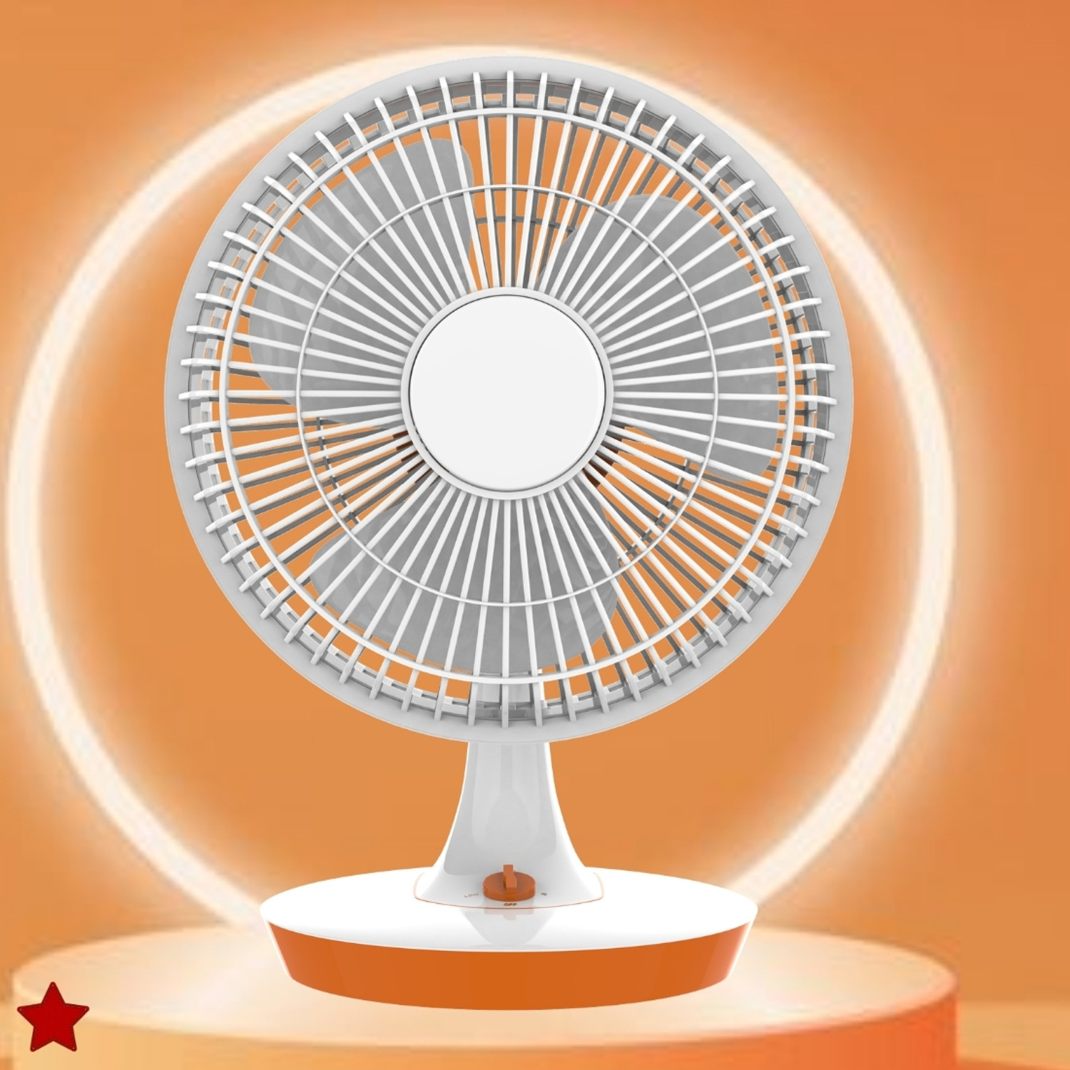 Image of SYARA Mini Ac Cooler for Room Cooling 300mm(12Inch.) Electric Table Fan For HomeBE318 Silent Operation 300 mm Table Fan