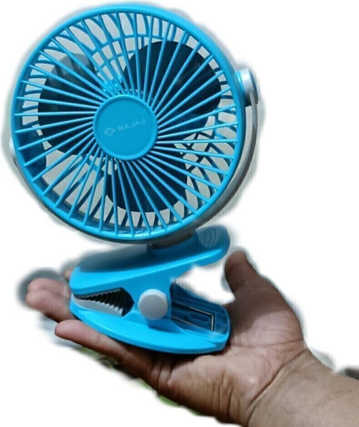 Bajaj Pygmy 110mm 3 Blade Blue Table Fan - Image 2