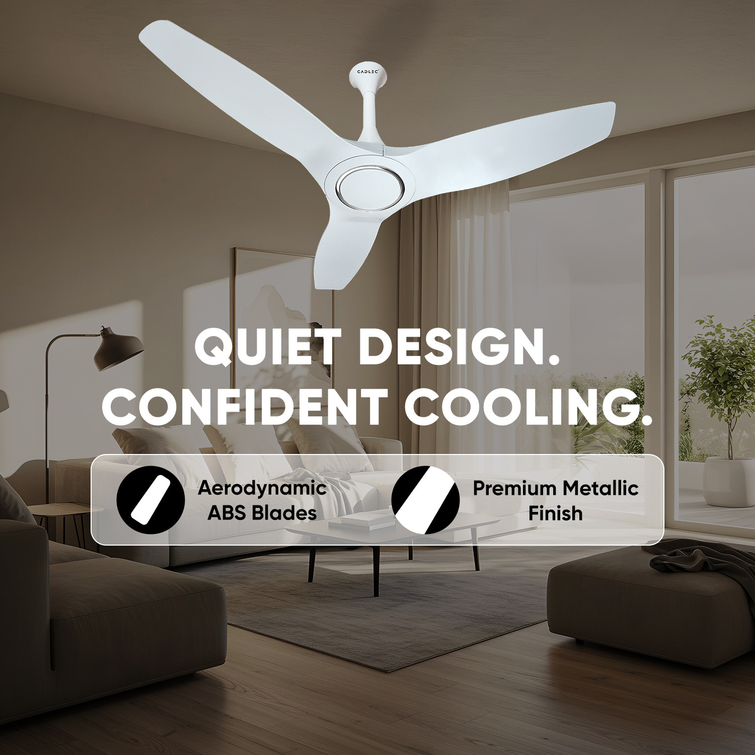 Image of Cadlec ThunderX with 5 Year Warranty BLDC Motor with Remote 1200 mm Ceiling Fan
